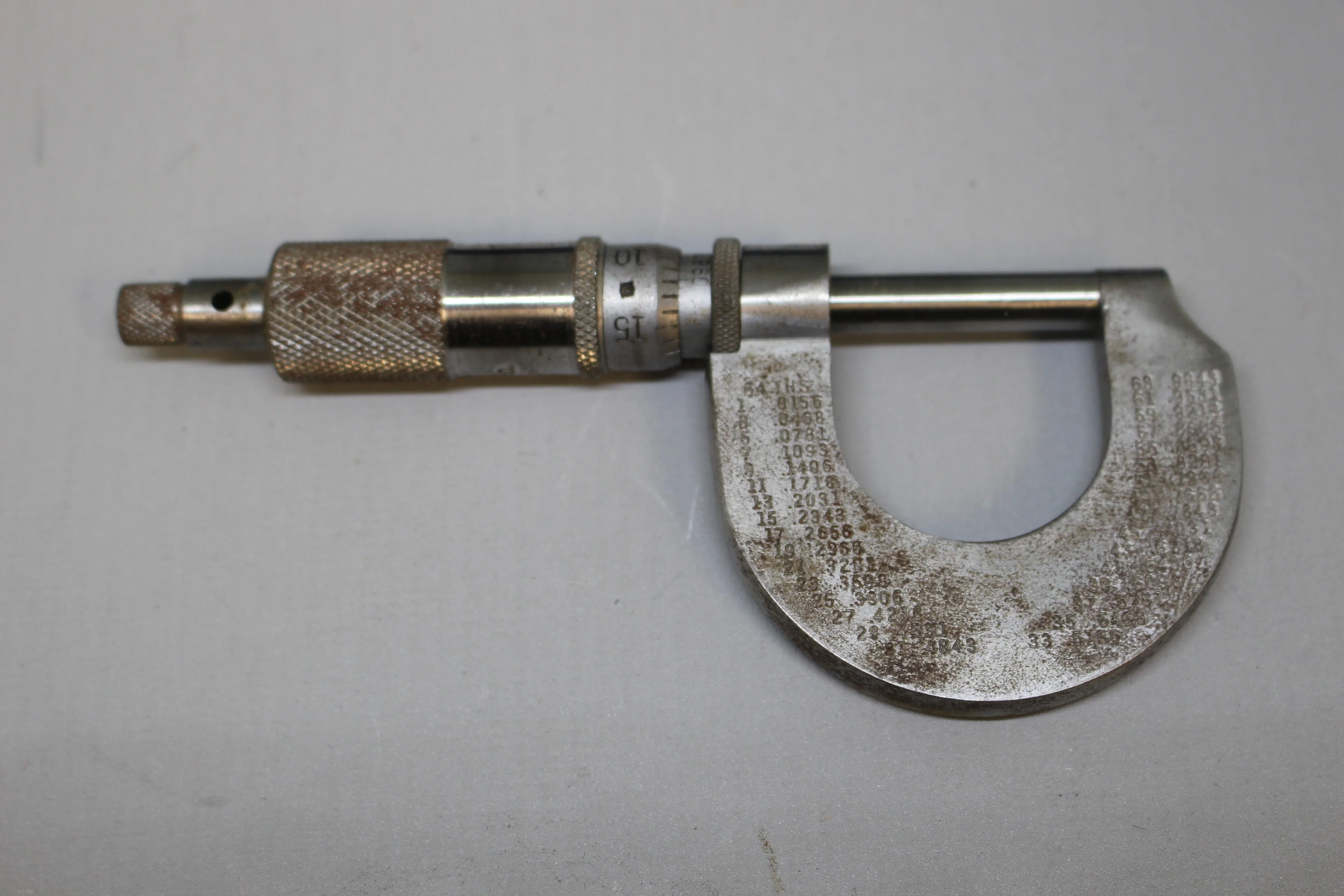 Geo Scherr Co Single Point Micrometer - NO 901 - 1 Inch - Used - Image 2