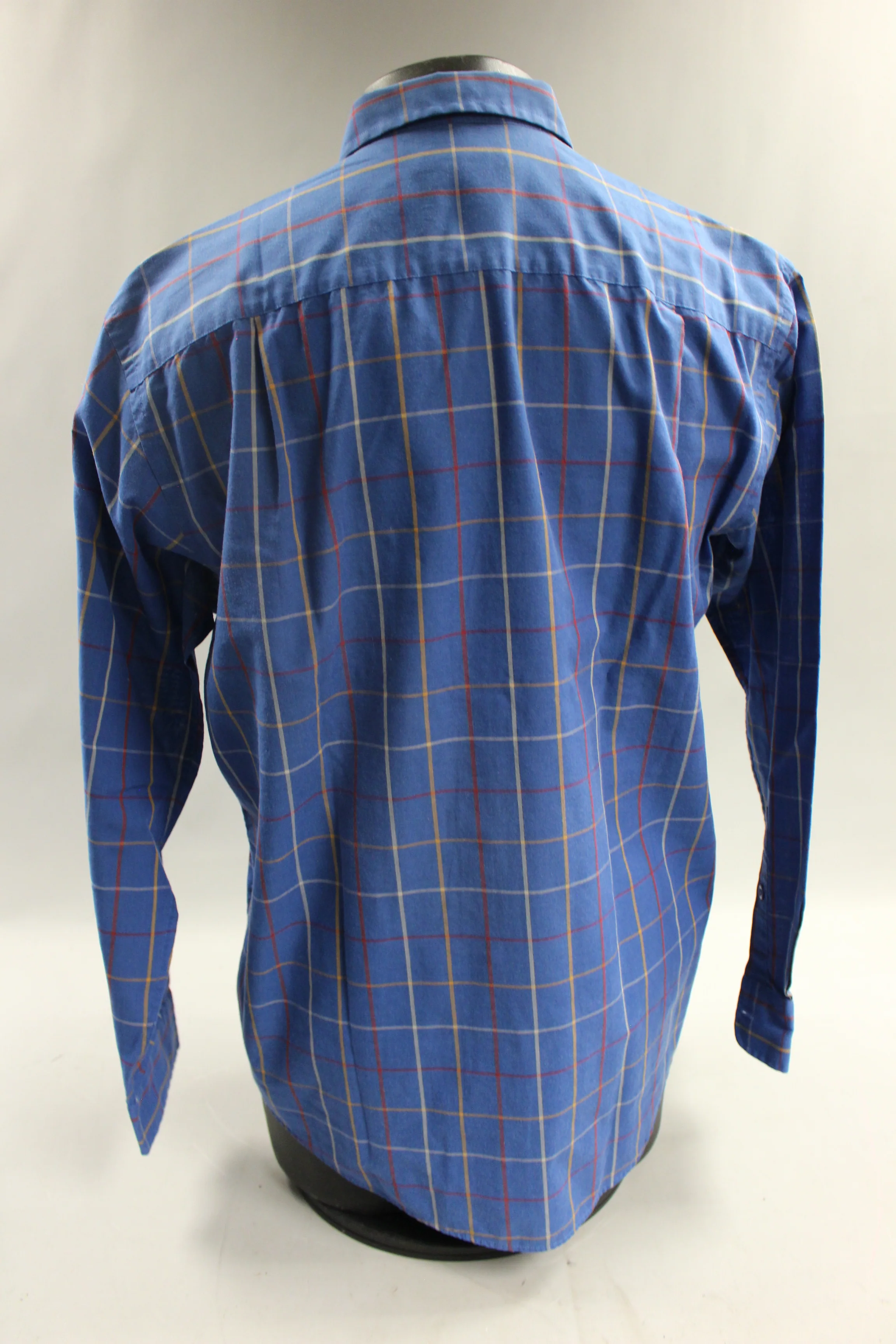 Geoffrey Beene Blue Long Sleeve Button Up Shirt -X Large - Used - Image 2