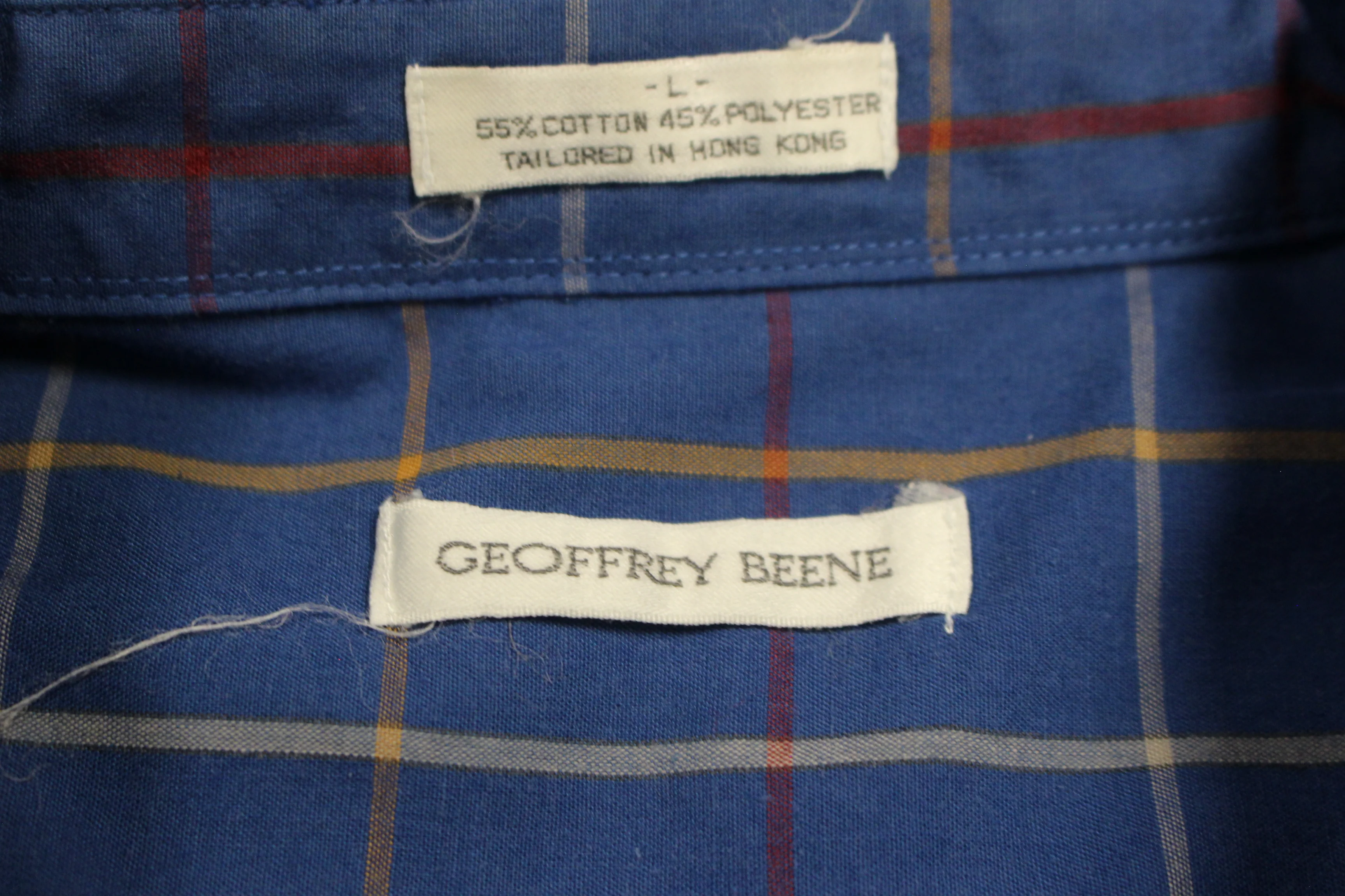 Geoffrey Beene Blue Long Sleeve Button Up Shirt -X Large - Used - Image 3