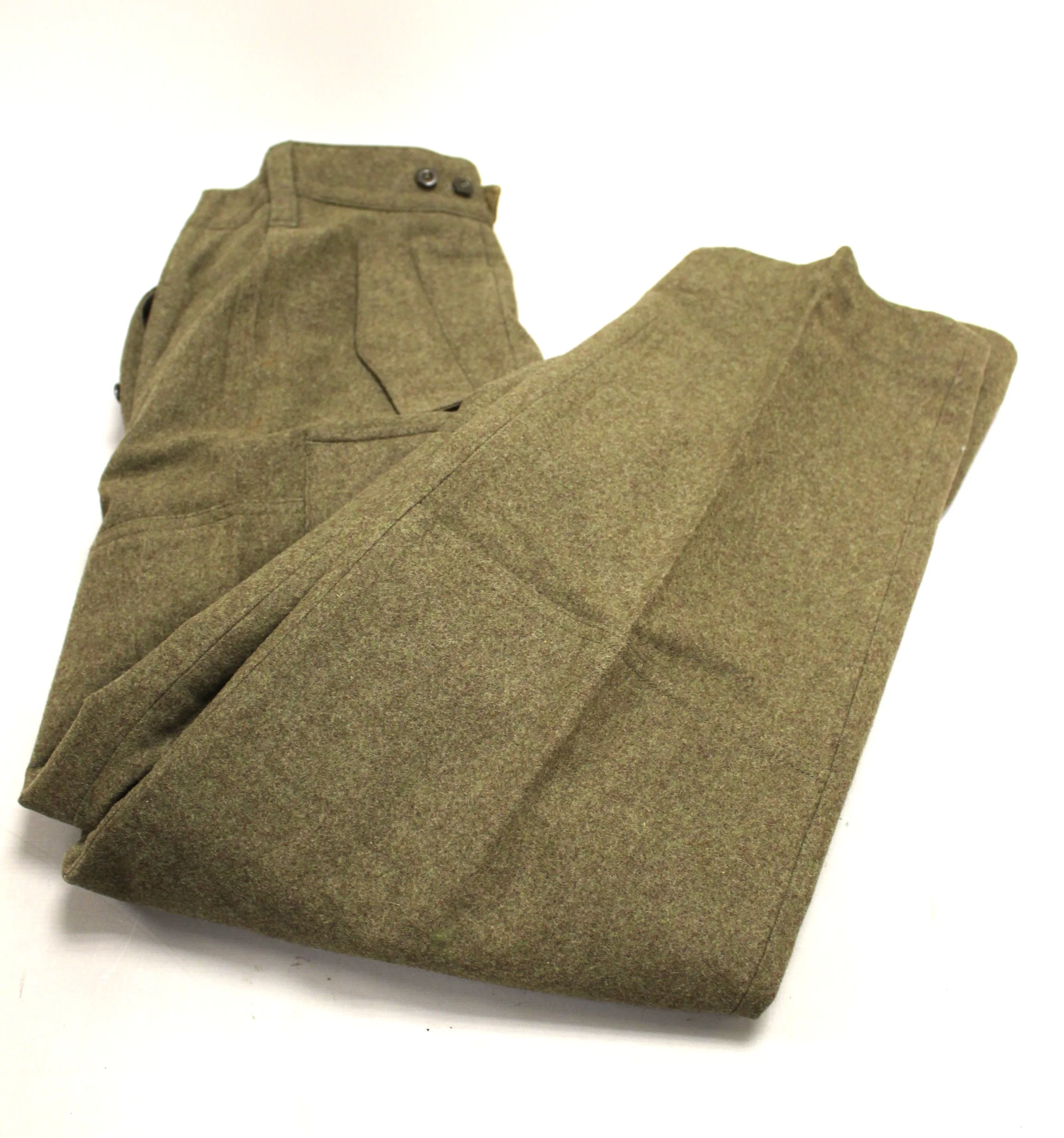 German Wilhelm Schwarz Wool Cargo Trousers - 174/78 - Used