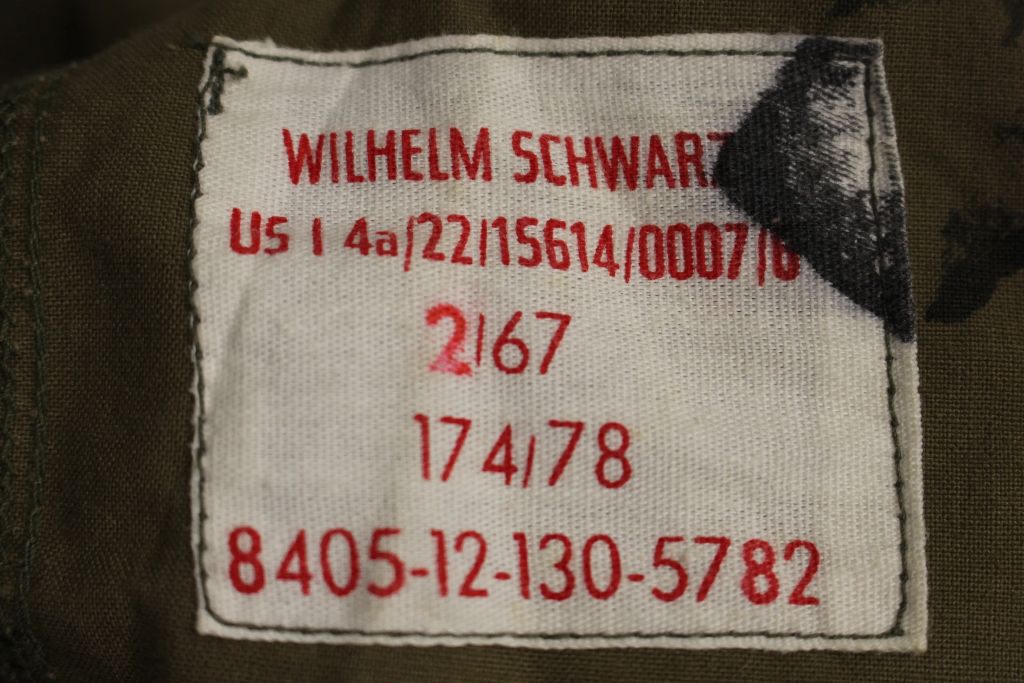 German Wilhelm Schwarz Wool Cargo Trousers - 174/78 - Used - Image 4