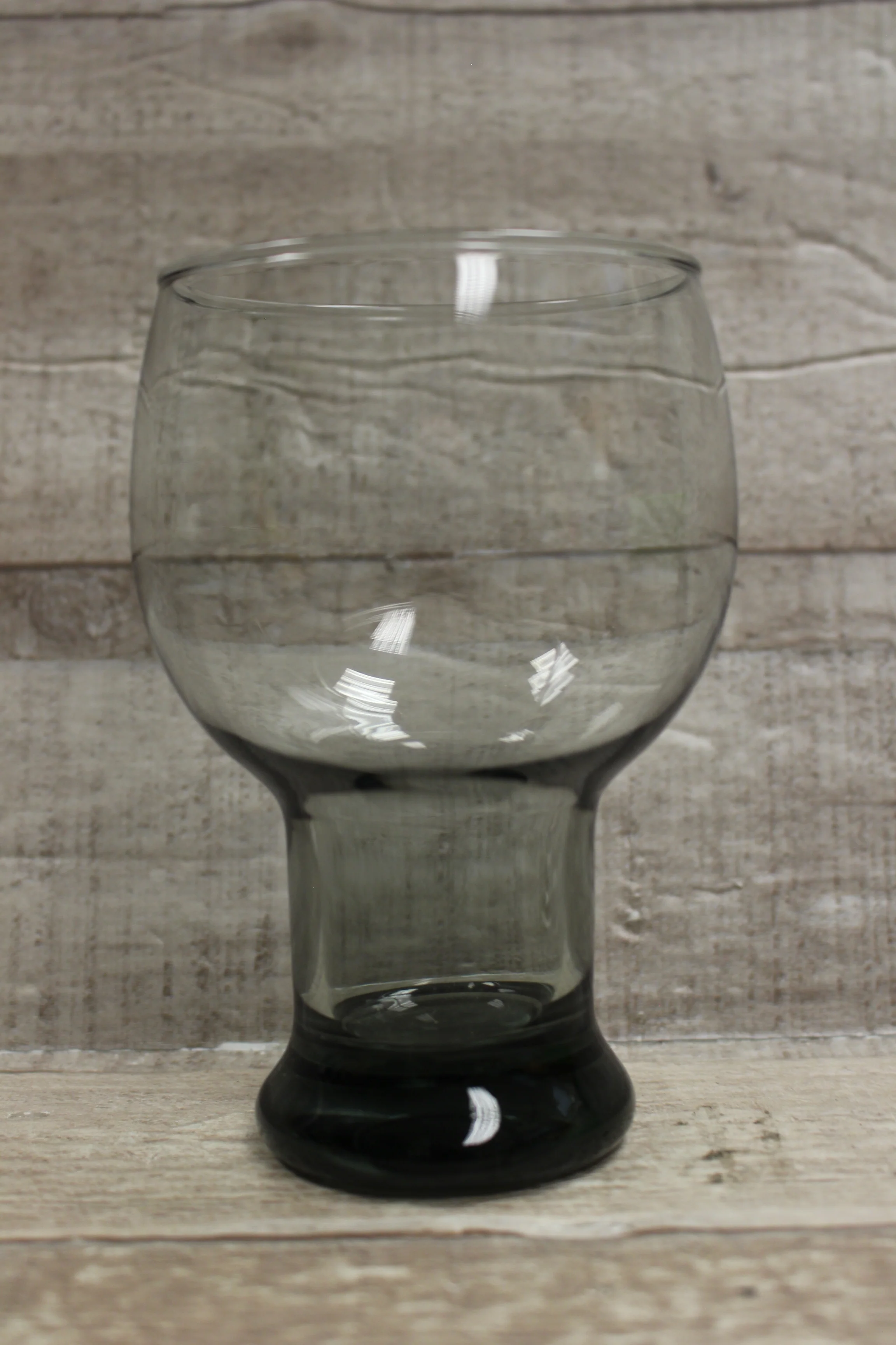 Glass Round Thistle Drinking Glass Cup Mug -Used