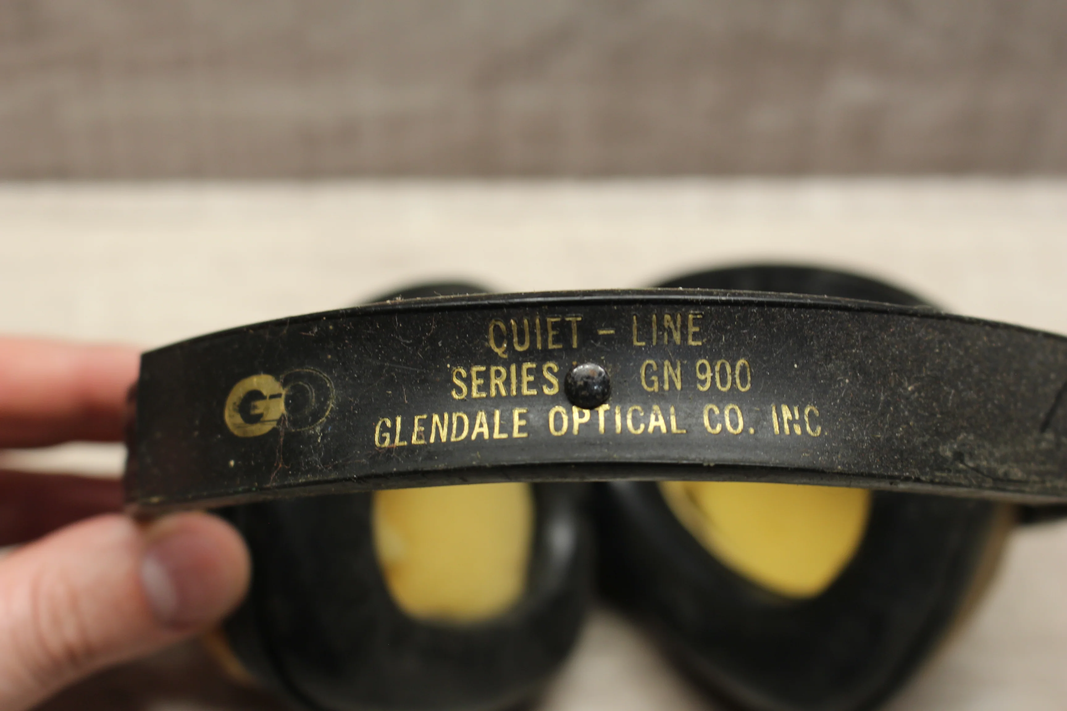 Glendale Optical Co Inc Quiet Line Series Ear Protection -Yellow -Used - Image 2