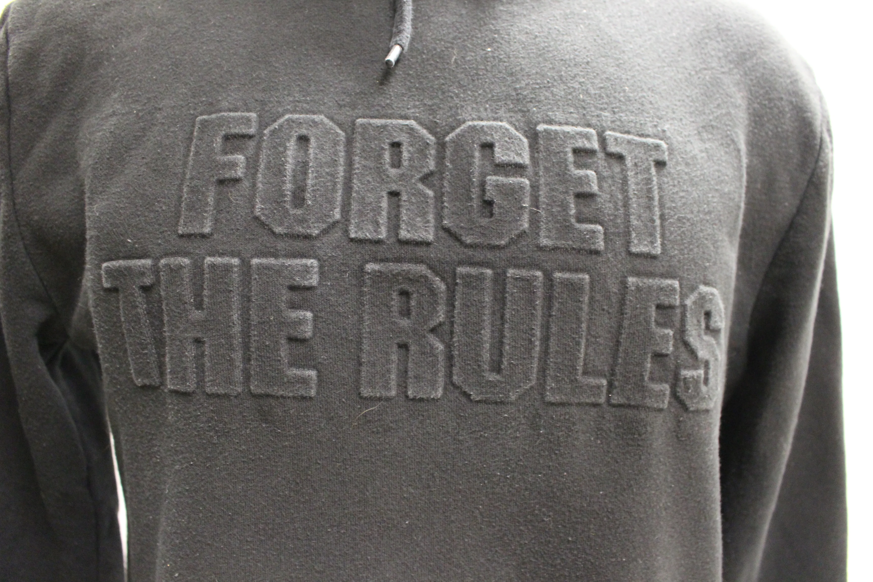 H&M Divided "Forget the Rules" Hooded Sweatshirt - Small - used - Image 2