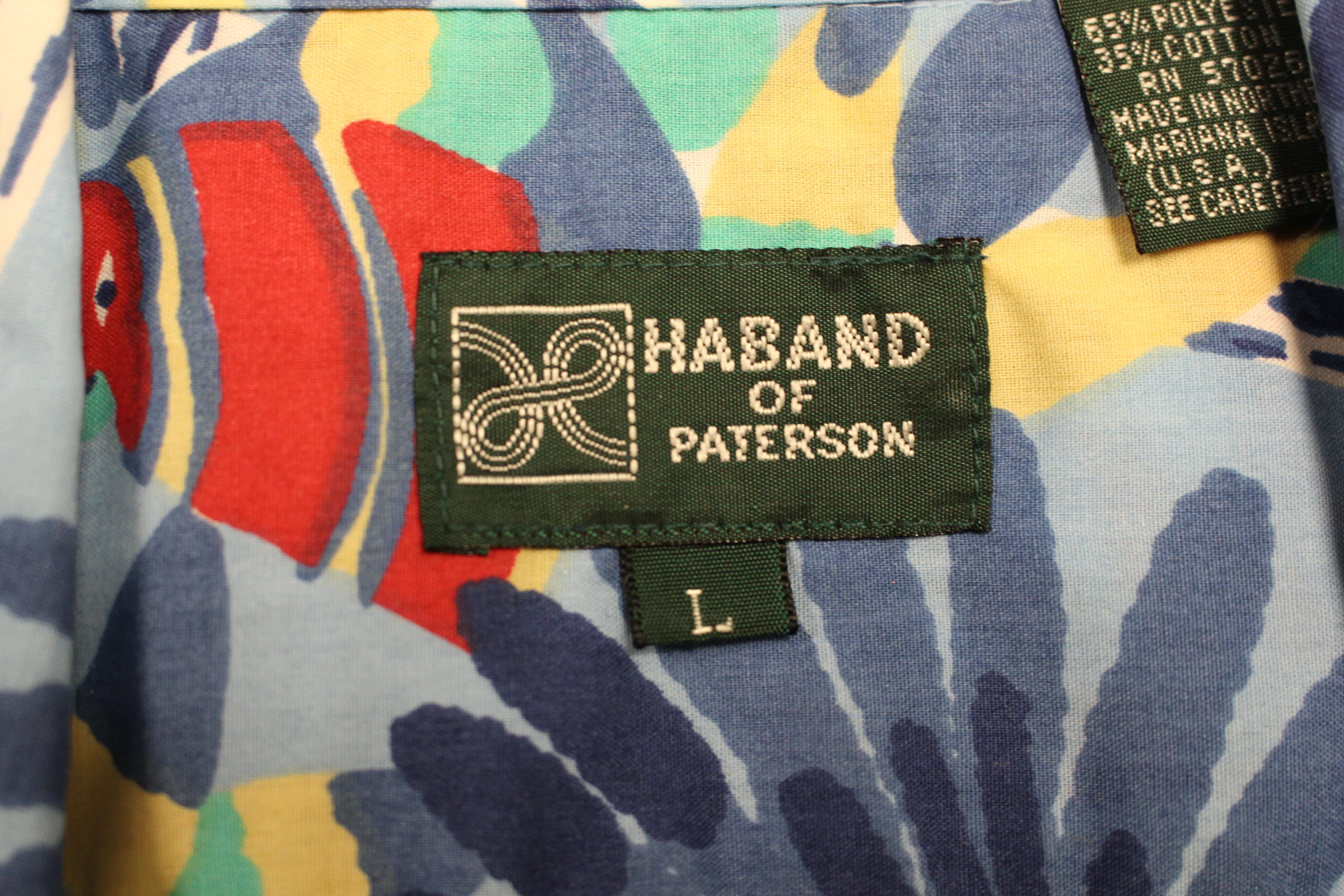 Haband Of Patterson Men's Floral Dress Shirt Size Large -Used - Image 3
