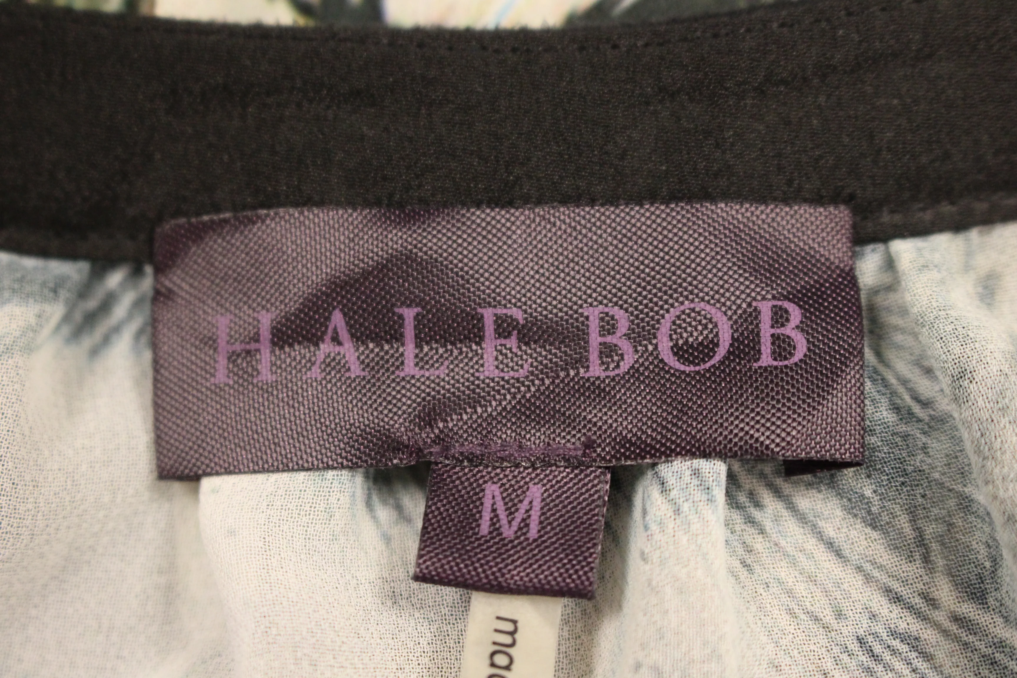 Hale Bob Women's Animal Print Long Sleeve Blouse - Size: Medium - New - Image 3