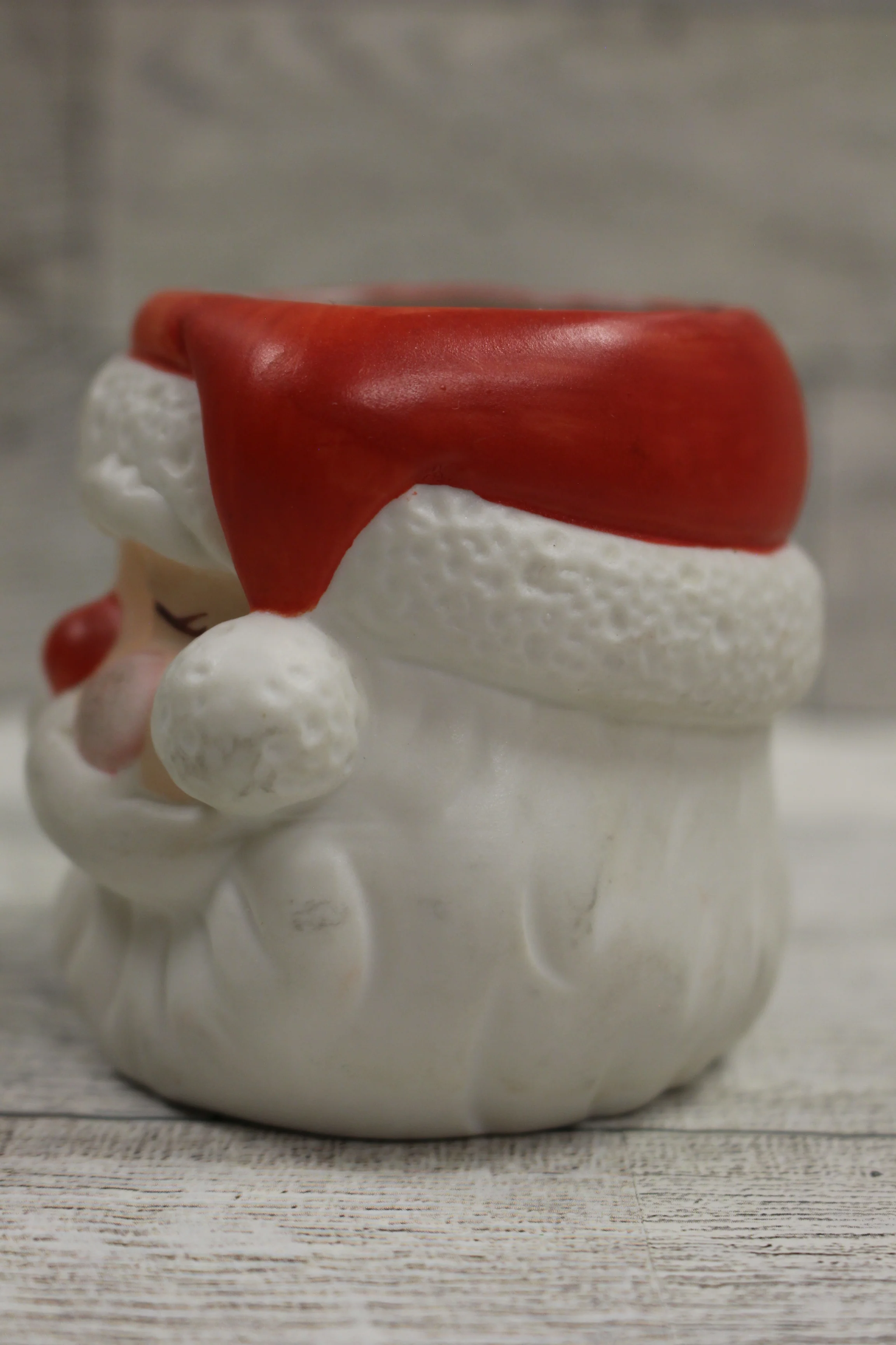 Hallmark Retro Santa Candle Holder/Decor - 2.5" Tall - Used - Image 2