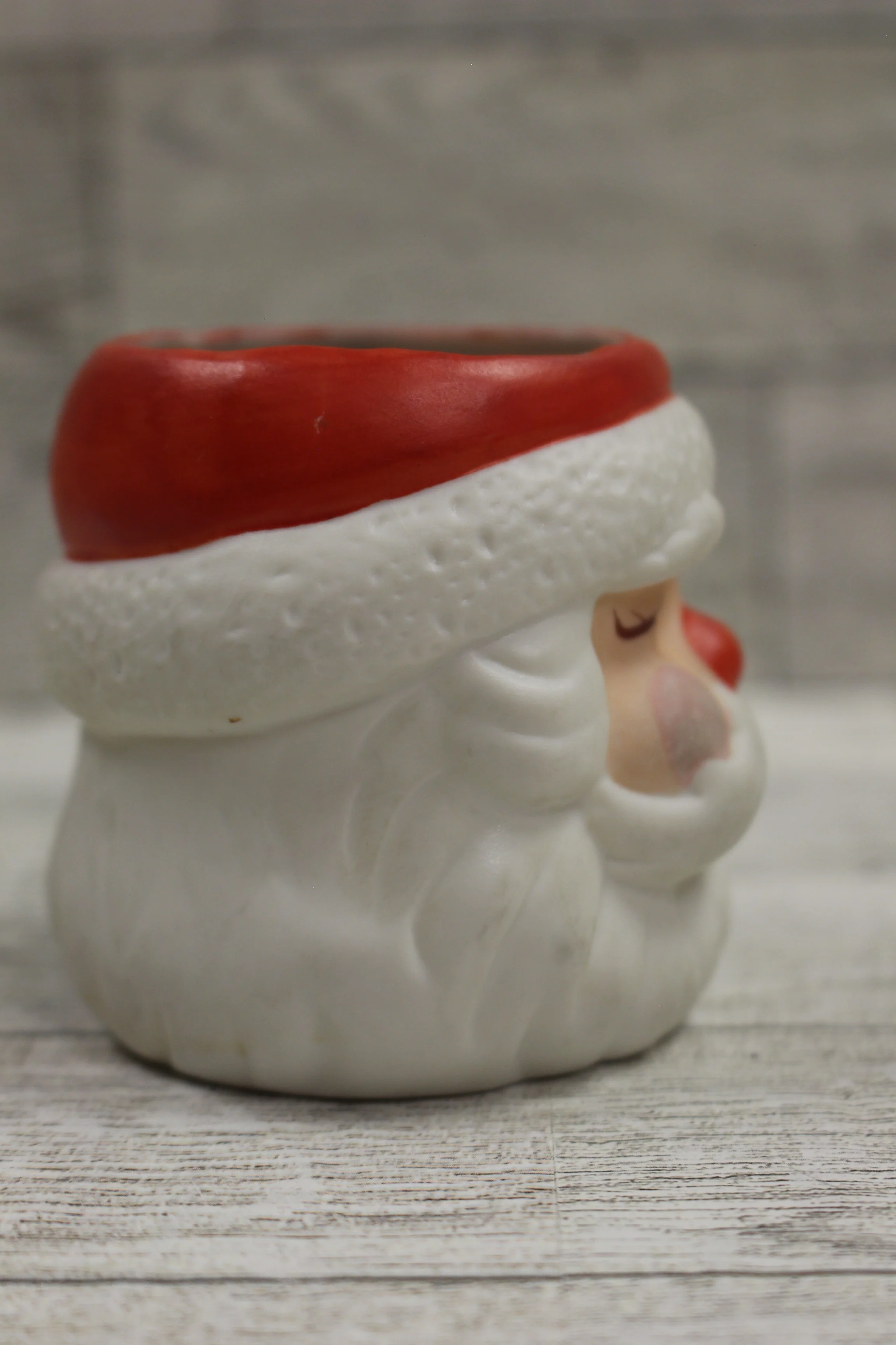 Hallmark Retro Santa Candle Holder/Decor - 2.5" Tall - Used - Image 4
