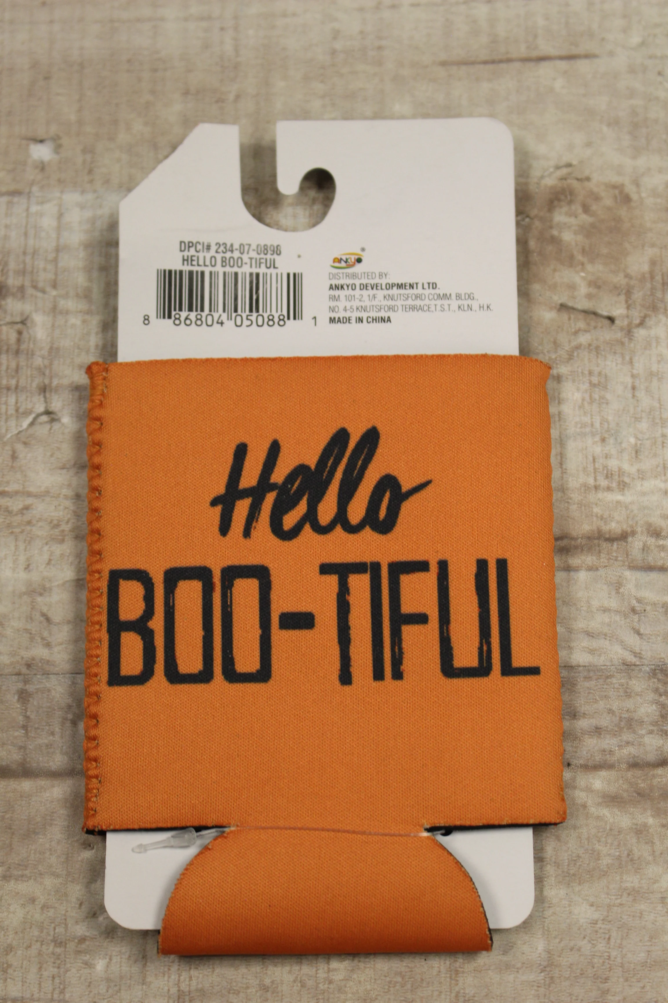 Halloween Hello Boo-Tiful Beverage Soft Holder Koozie - New - Image 2