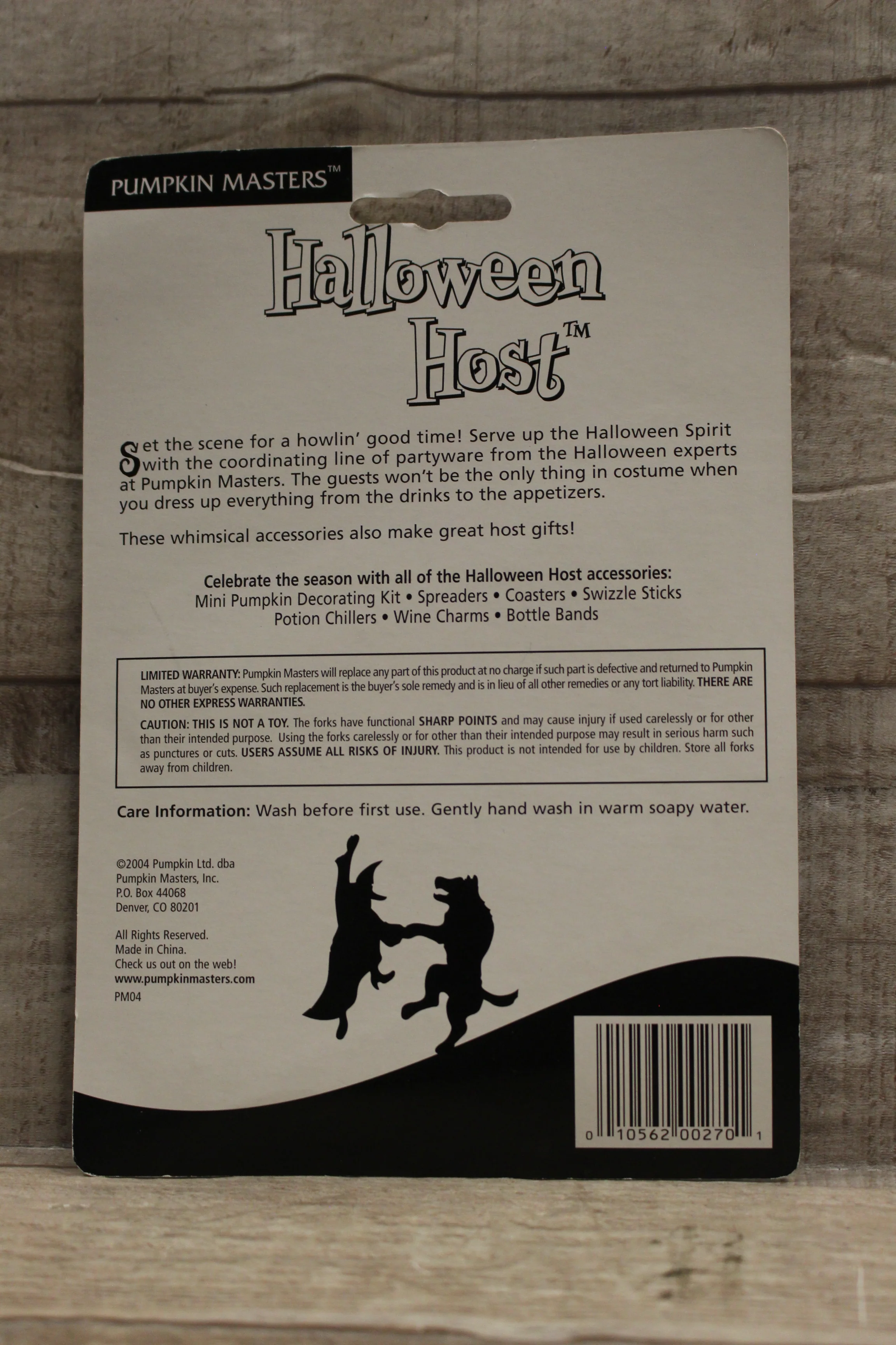 Halloween Host 4 Stainless Steel Appetizer Forks -New - Image 2