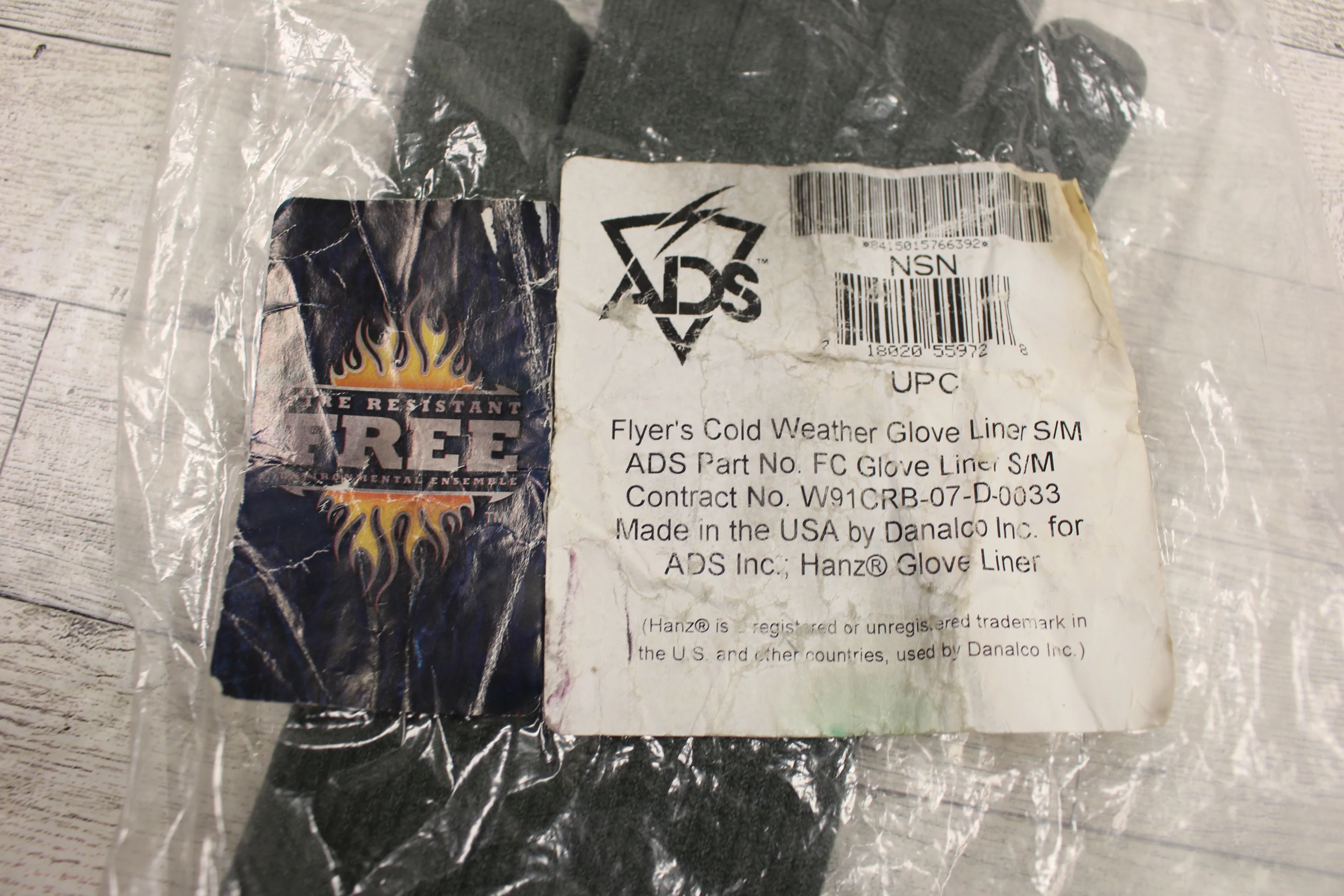 Hanz Flyer's Cold Weather Glover Liner - Size: S/M - New - Image 2