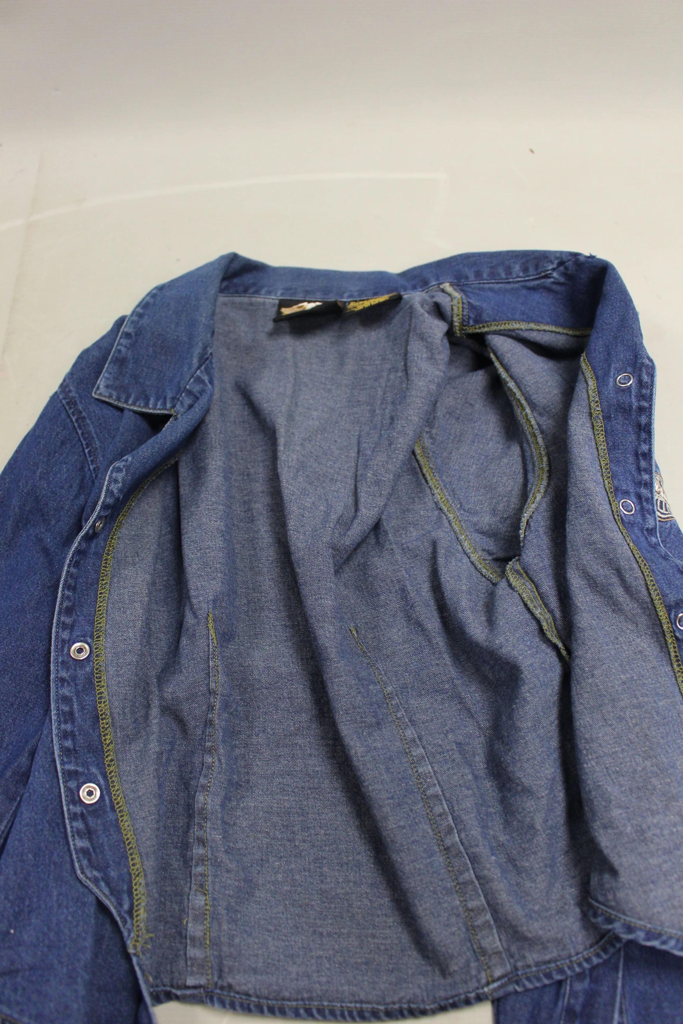Harley Davidson Women's Denim Shirt - Small - Used - Image 7