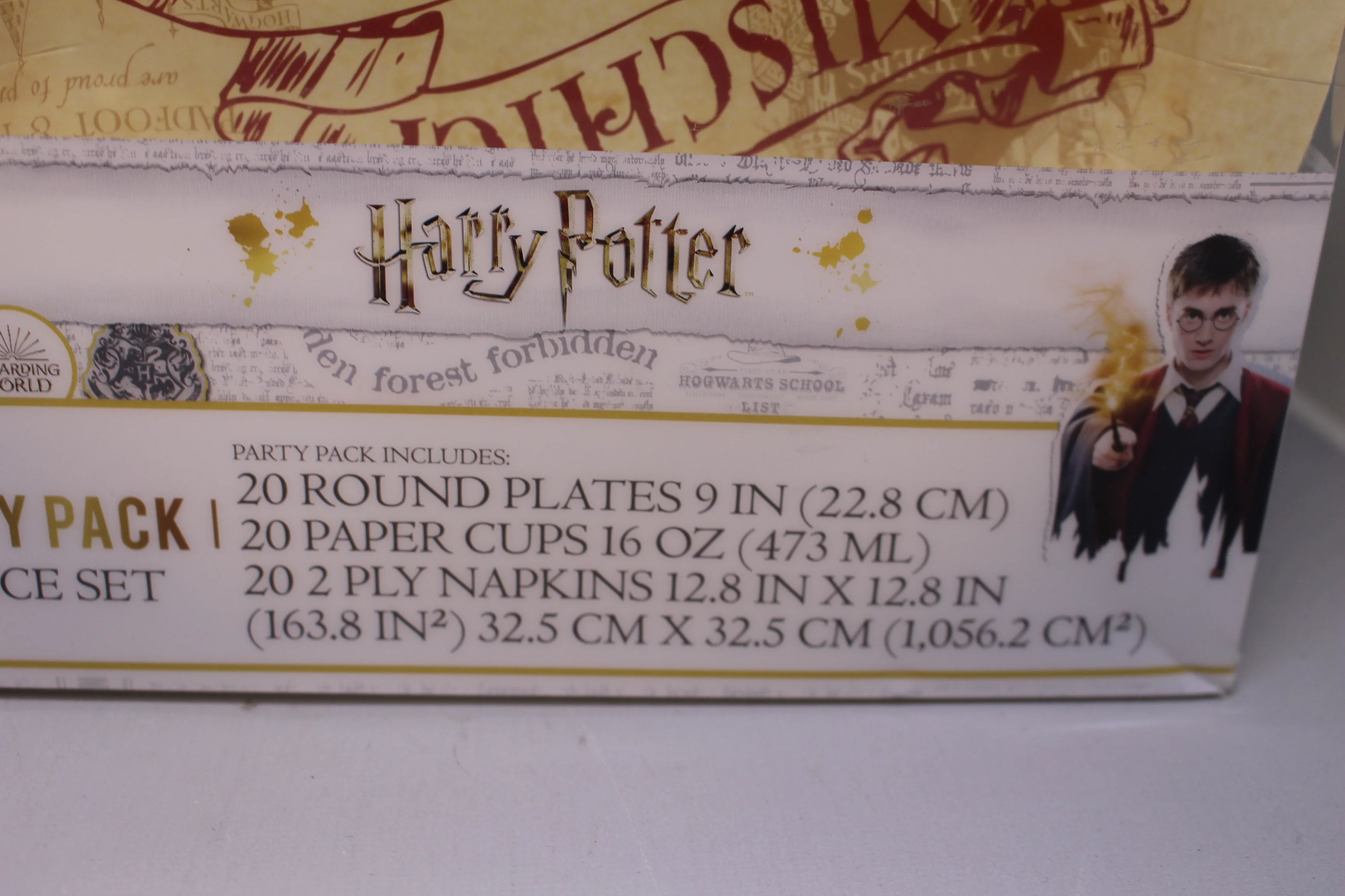 Harry Potter Marauder's Map 60-Piece Party Tableware Set - Cups, Plates, Napkins - Image 4