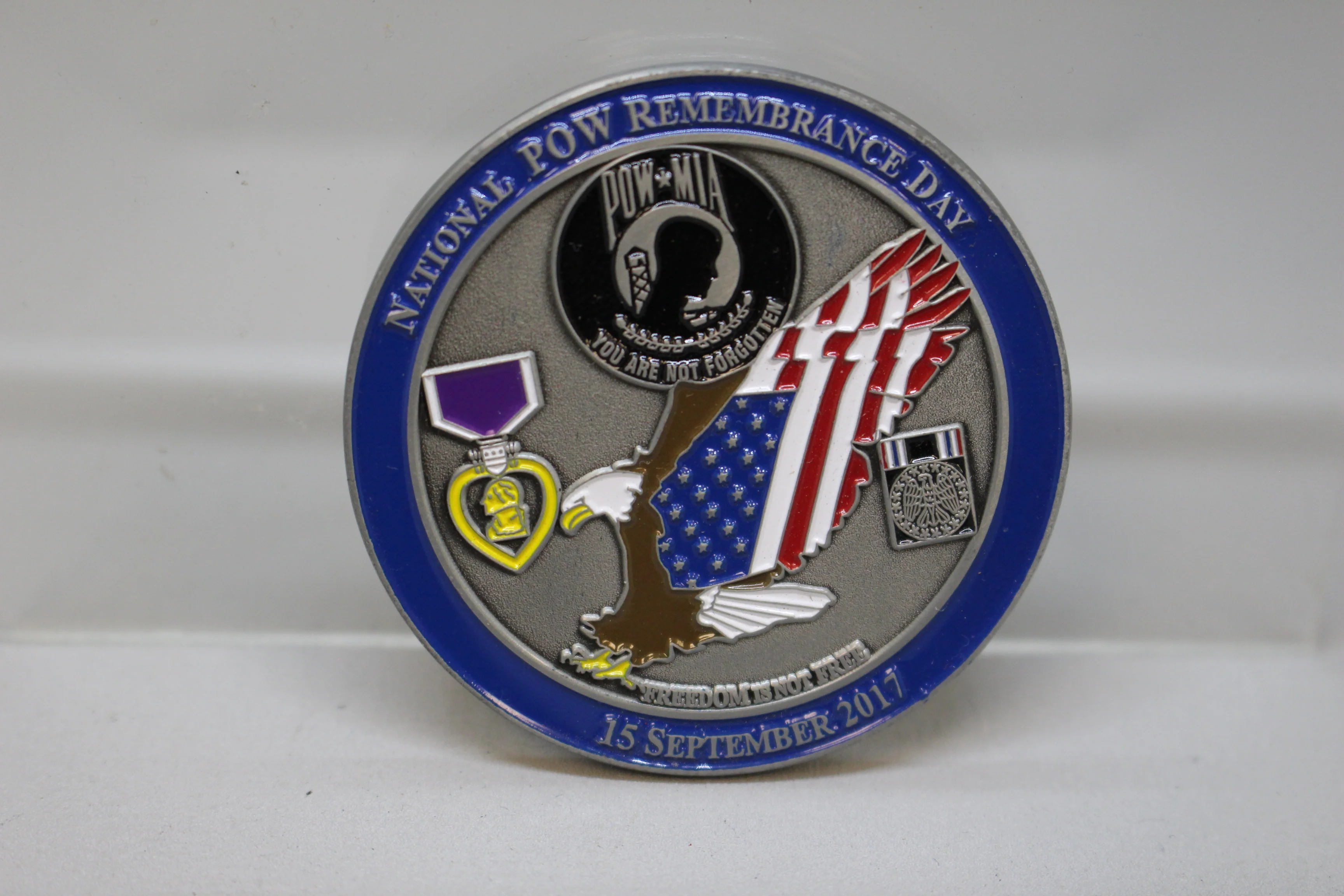 Have You Ever Had To Pray For Freedom POW MIA Challenge Coin -New - Image 2