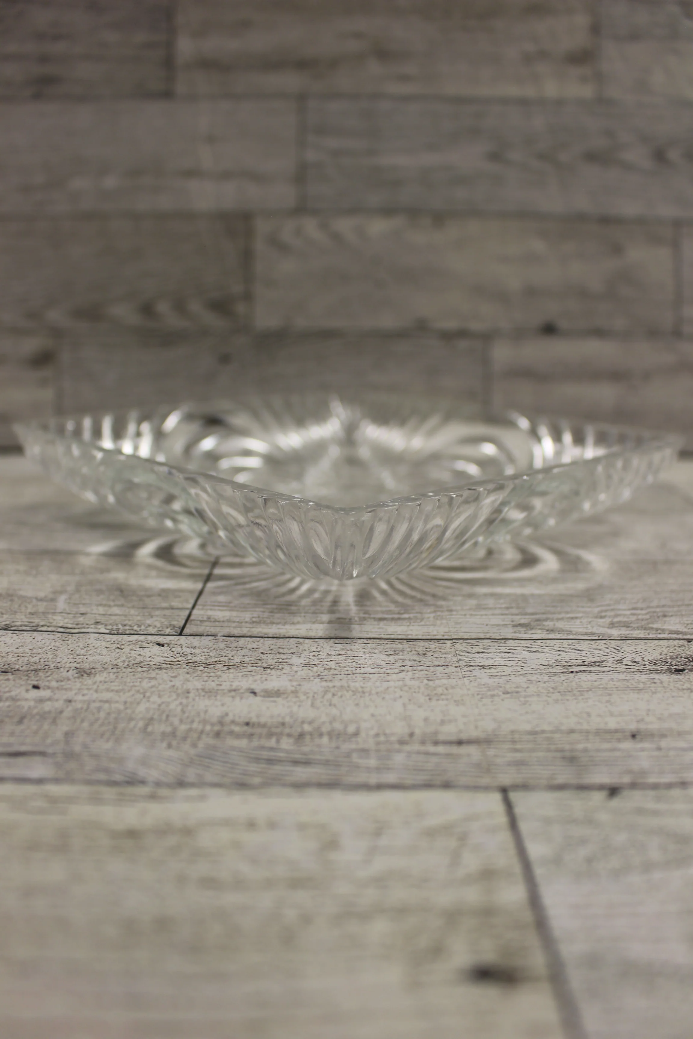 Hazel Atlas 6" Square Candy Trinket Dish - Clear - Used - Image 4