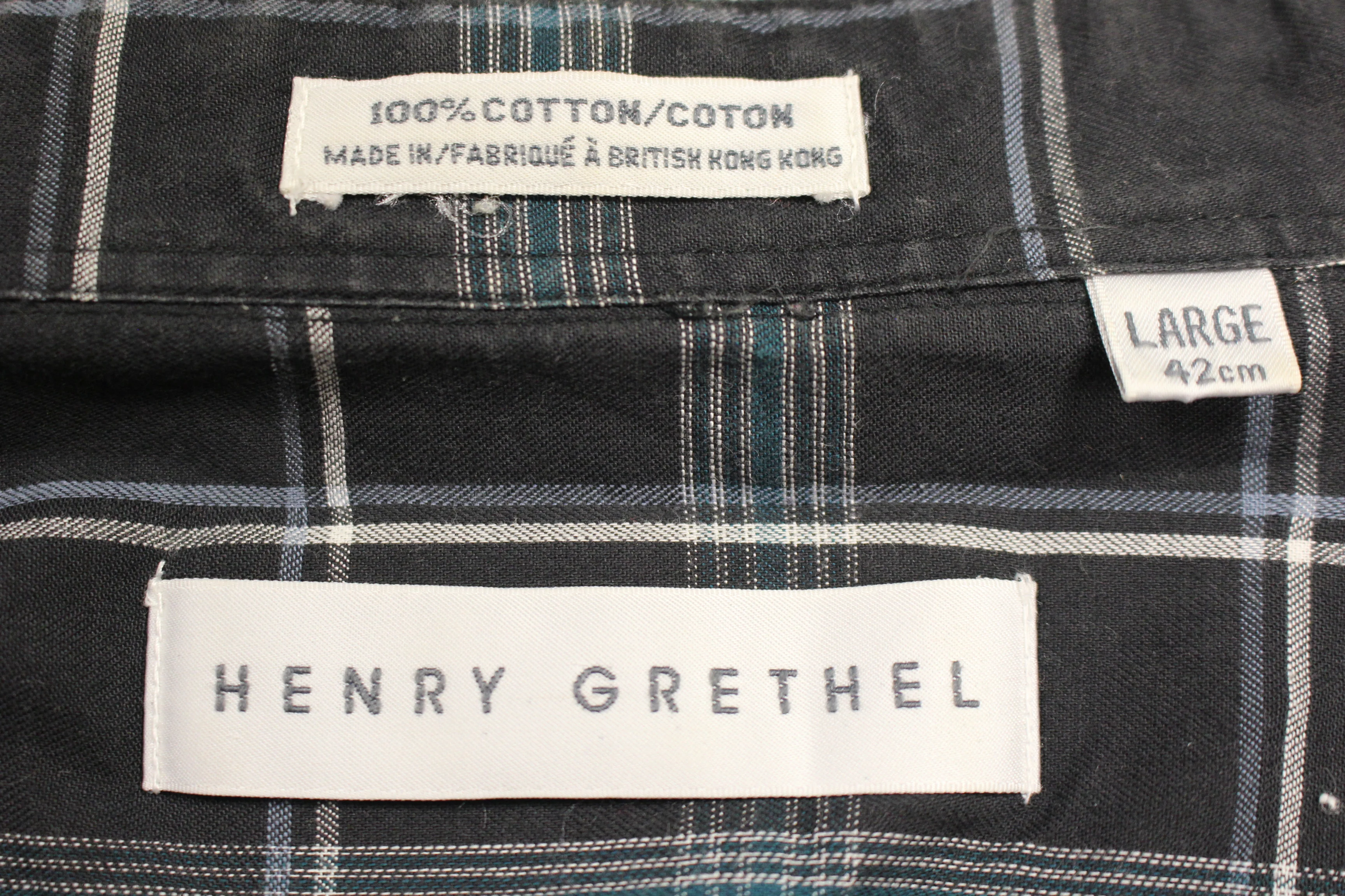 Henry Grethel Men's Plaid Shirt - Large - Used - Image 5