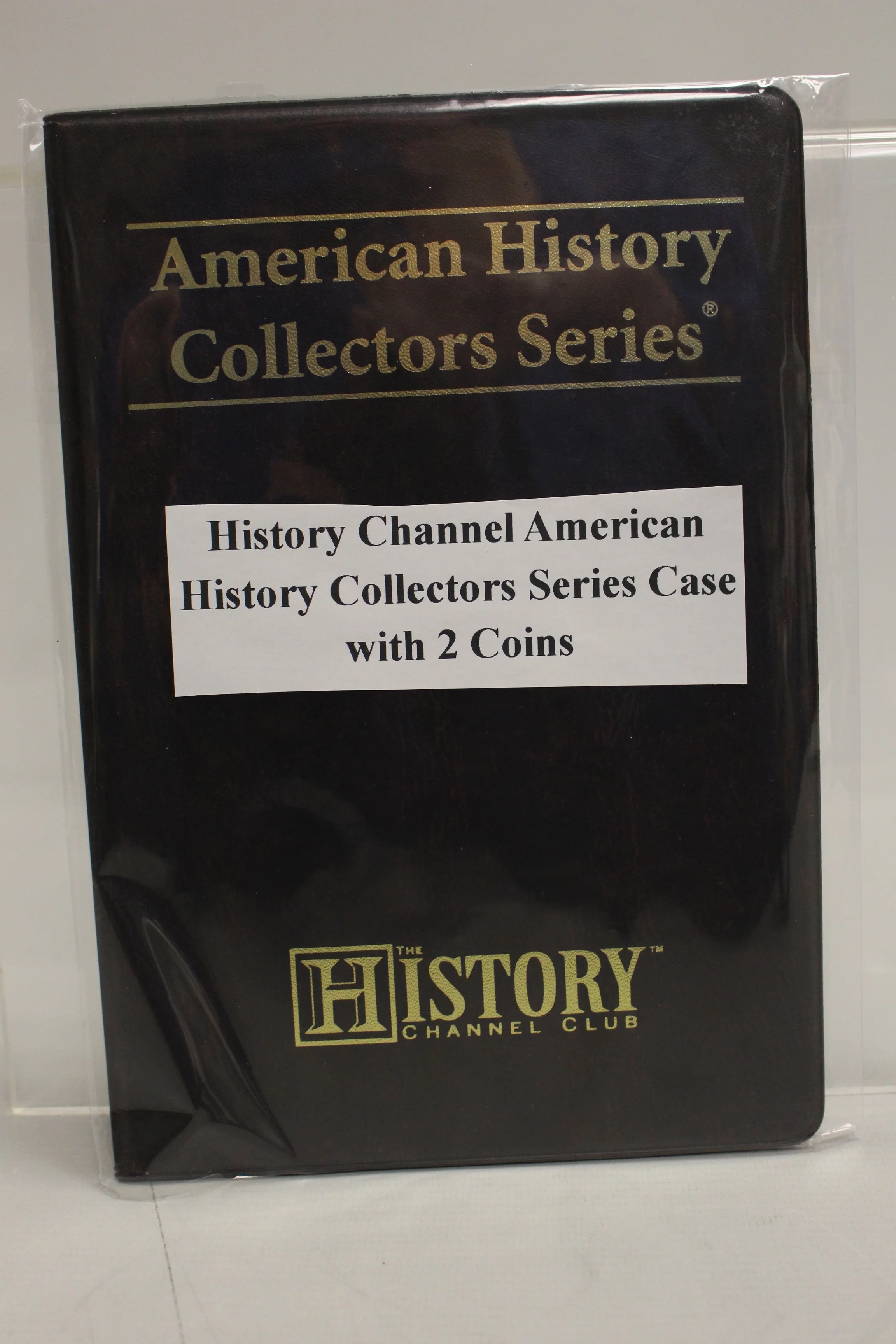 History Channel American History Collectors Series Case with 2 Coins
