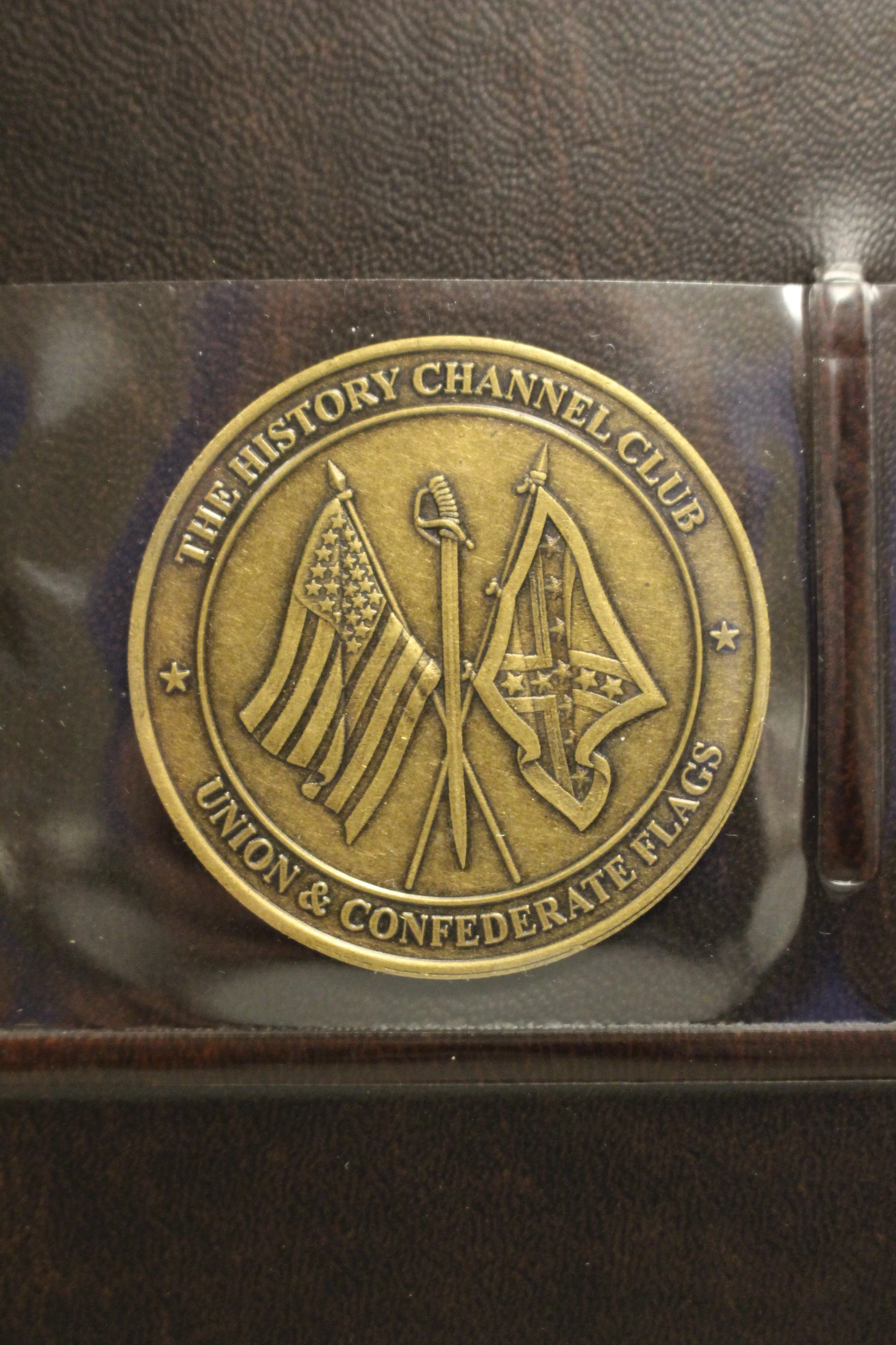 History Channel American History Collectors Series Case with 2 Coins - Image 7