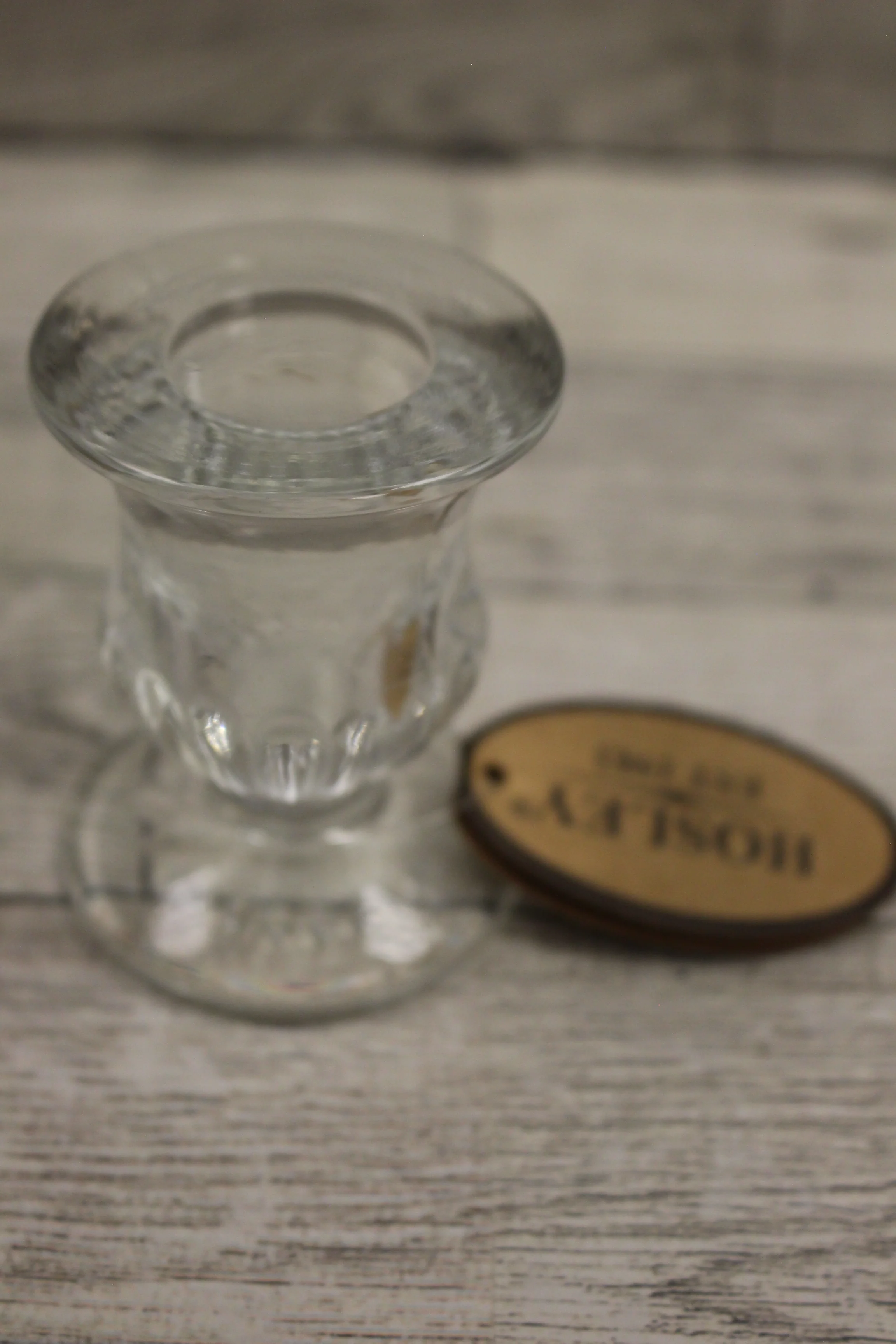 Hosley Set of 12 Glass Taper Candle Holders - New - Image 3