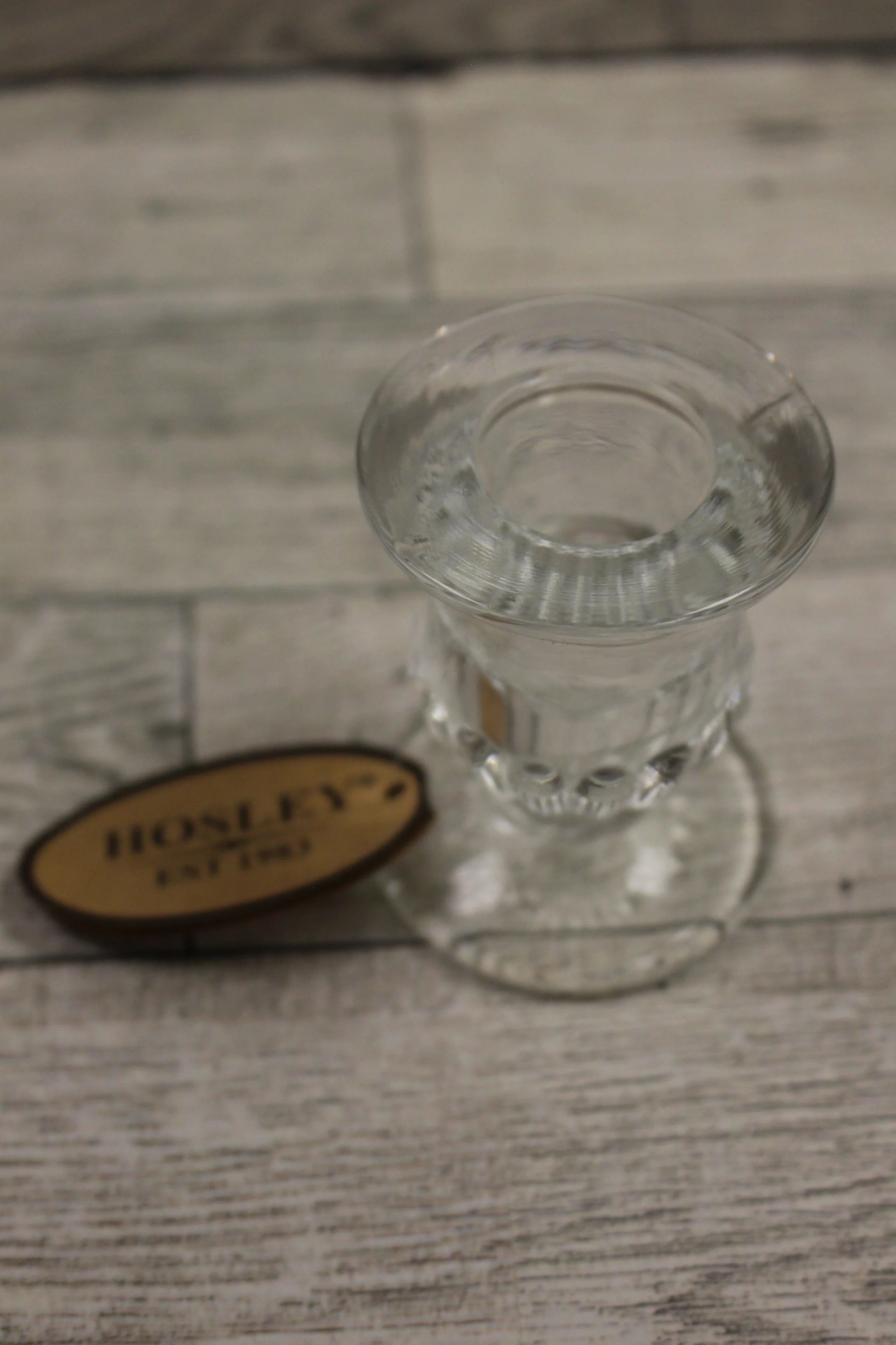 Hosley Set of 12 Glass Taper Candle Holders - New - Image 5