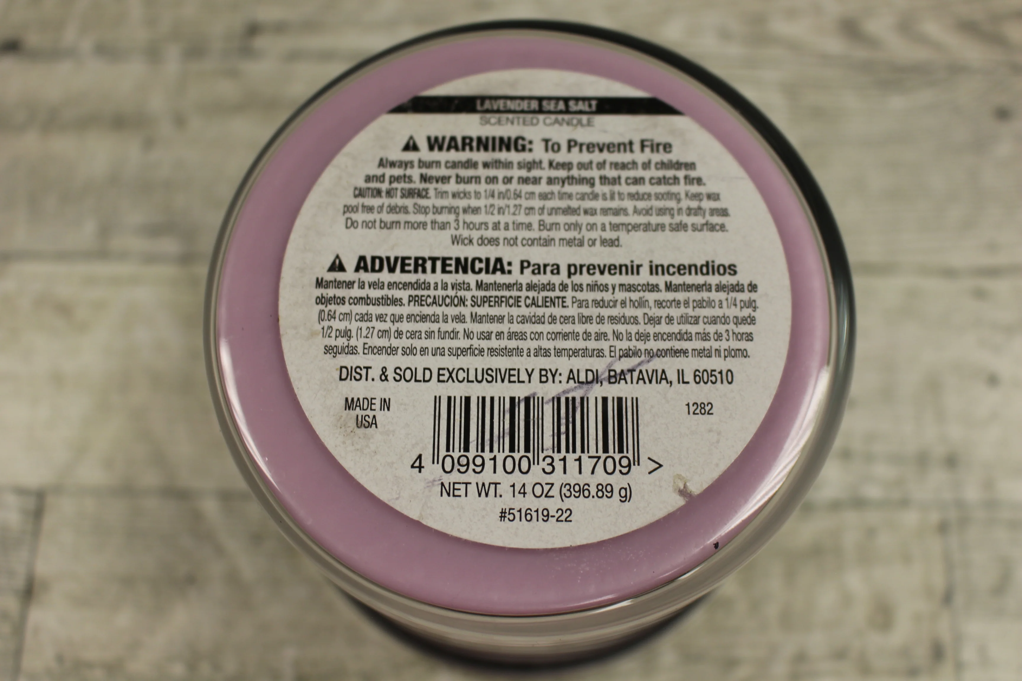 Huntington Home Lavender Sea Salt Soy Candle - 14 oz. - New - Image 8