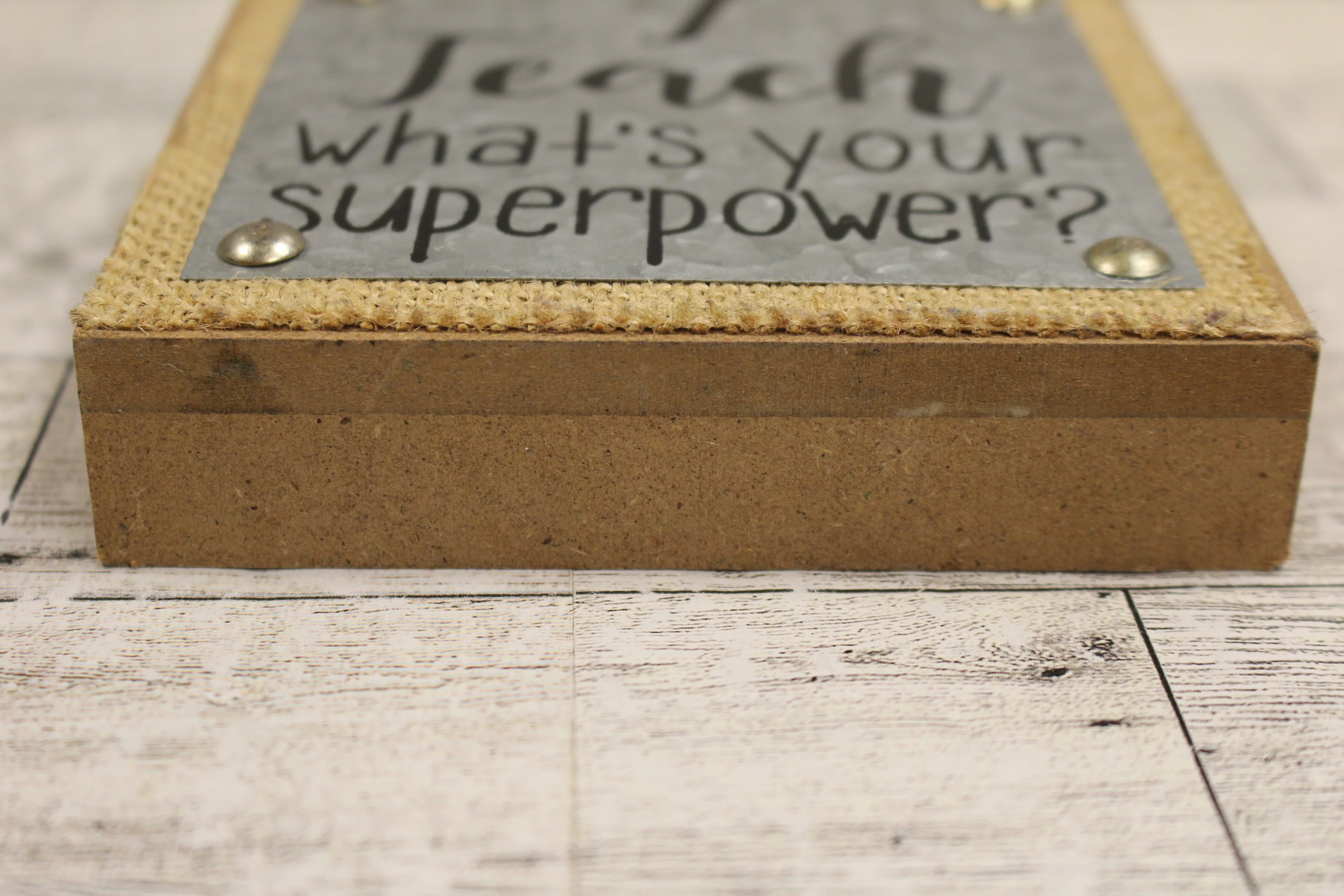 I Teach What's Your Superpower Plaque Sign - 4.5" x 4.5" - Teacher Gifts - Used - Image 6