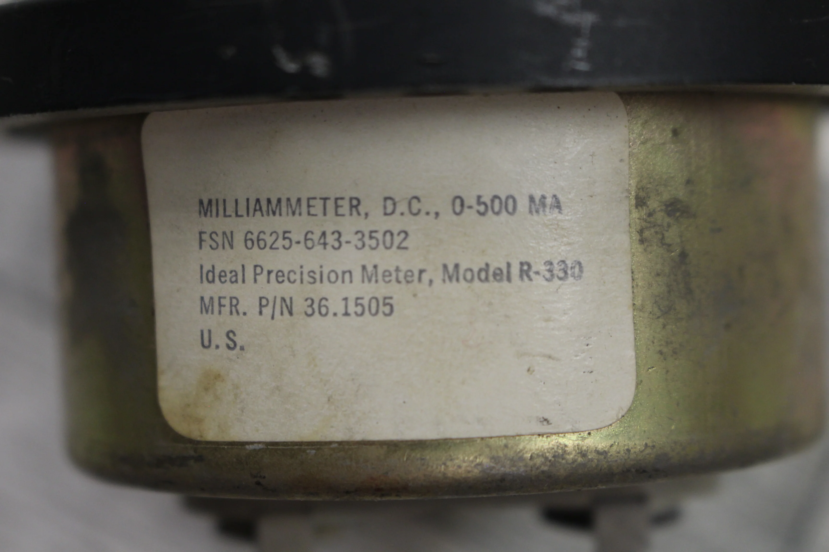 Ideal Precision Meter Co Model R-330 DC Microamperes Meter - Used - Image 3