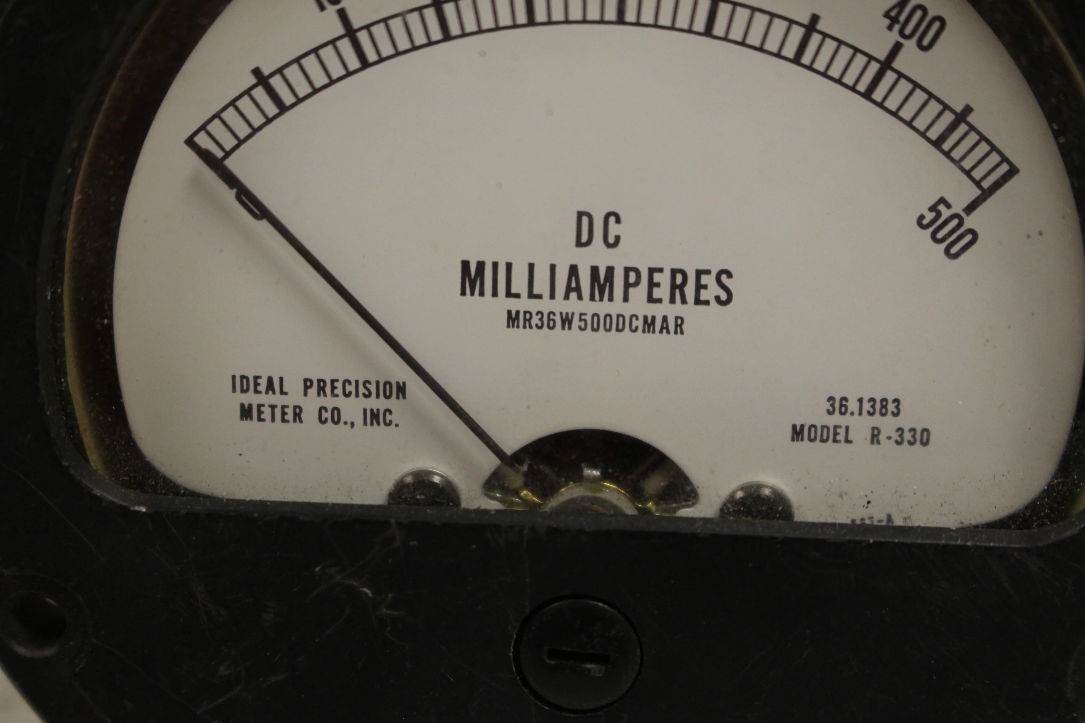 Ideal Precision Meter Co Model R-330 DC Microamperes Meter - Used - Image 6