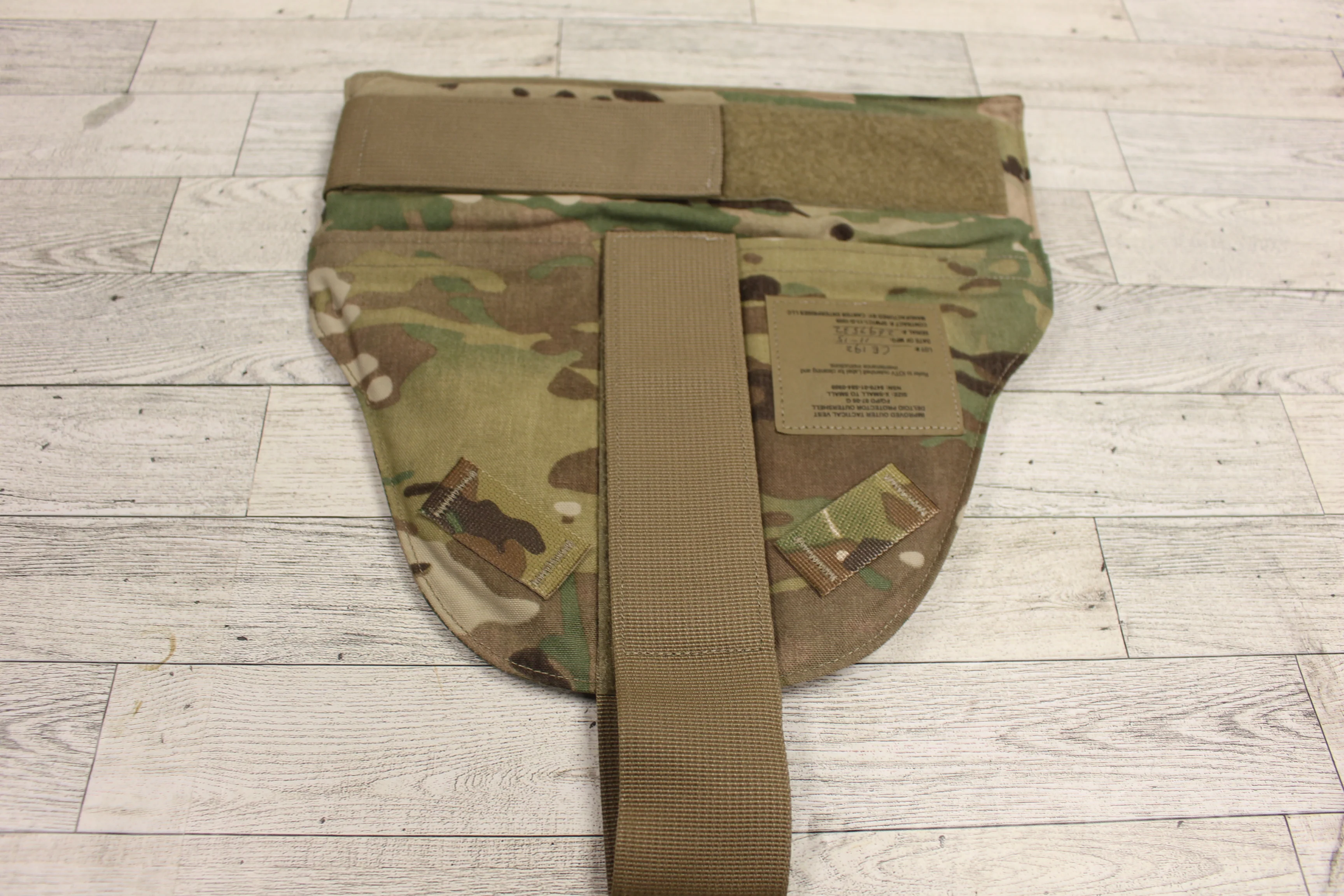 Female Improved Outer Tactical Vest Deltoid Protector Outershell & Insert - OCP - X-Small to Medium - Used