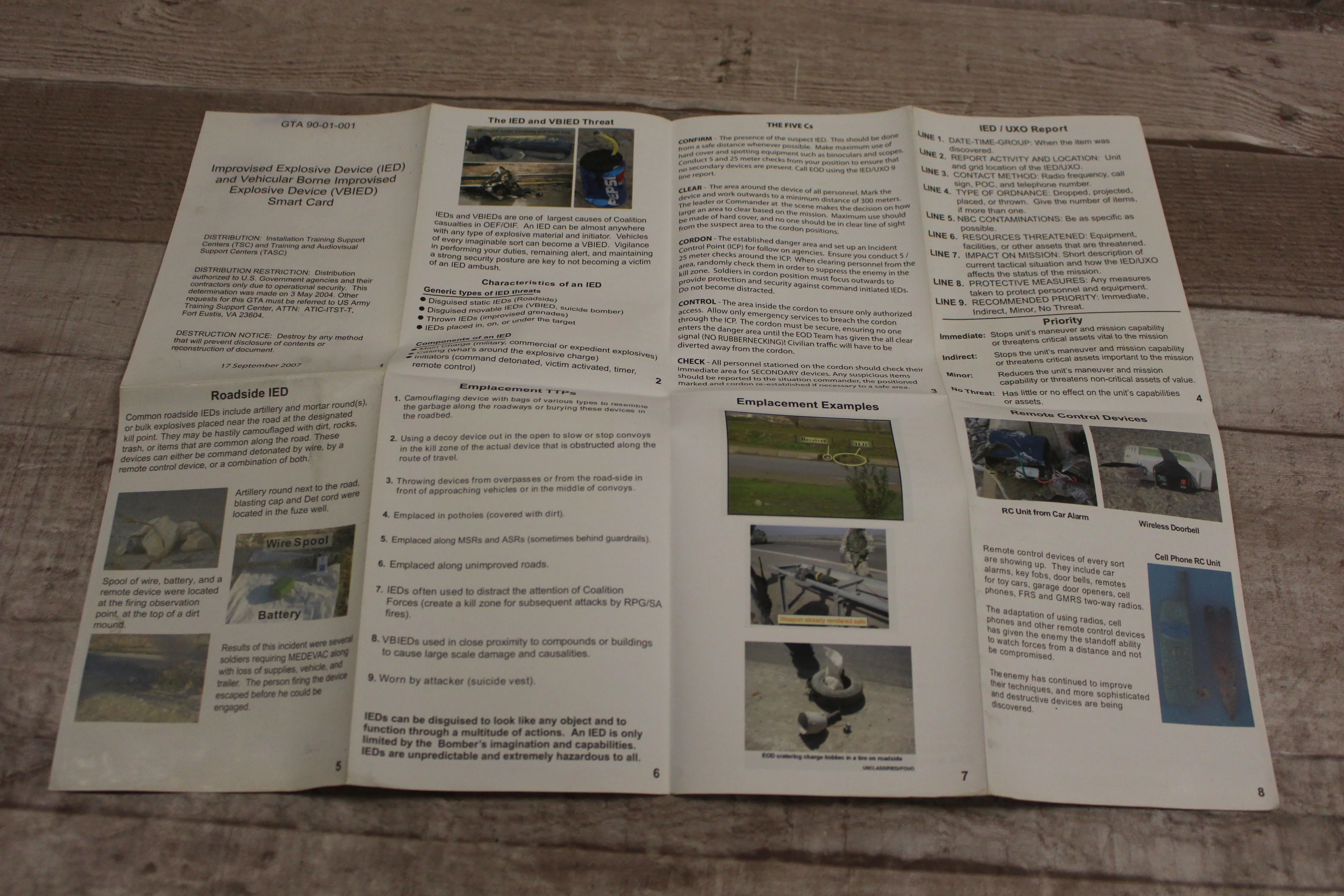 Improvised Explosive Device (IED) & Vehicular Borne Improvised Explosive Device (VBIED) Smart Card - Image 3