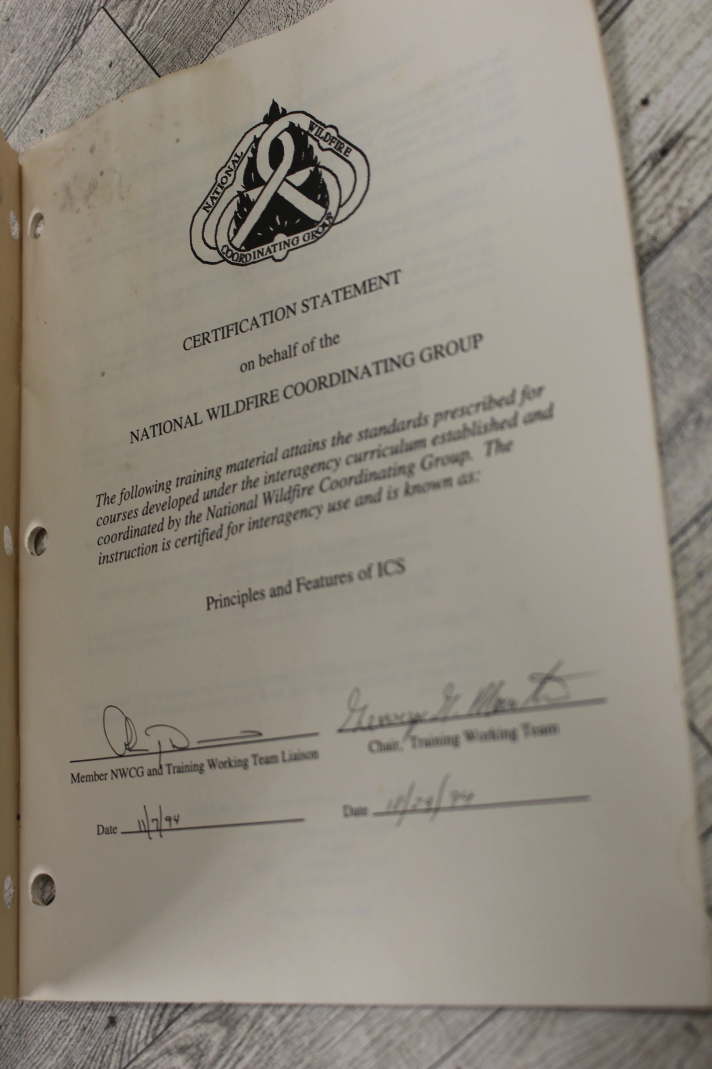 Incident Command System Principles & Featrues of ICS - October 1994 - NFES 2441 - Image 4