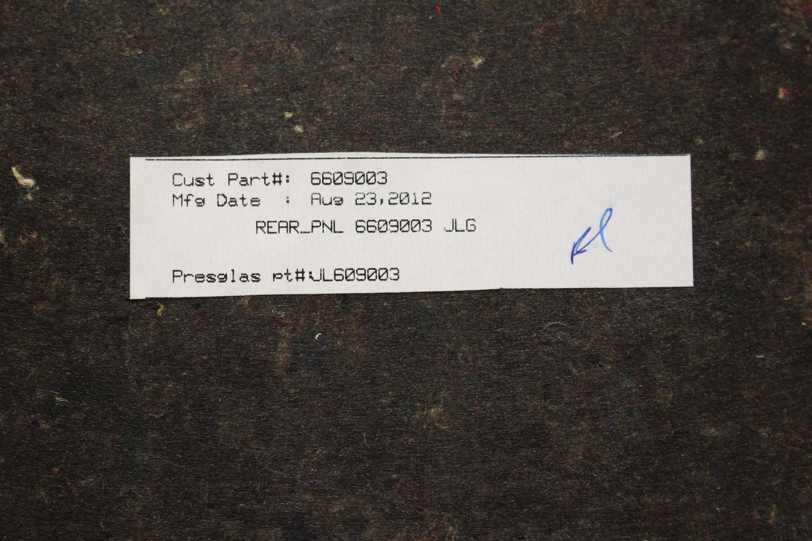 Interior Wall Panel, NSN 2540-01-297-7264, P/N 6609003, NEW! - Image 4