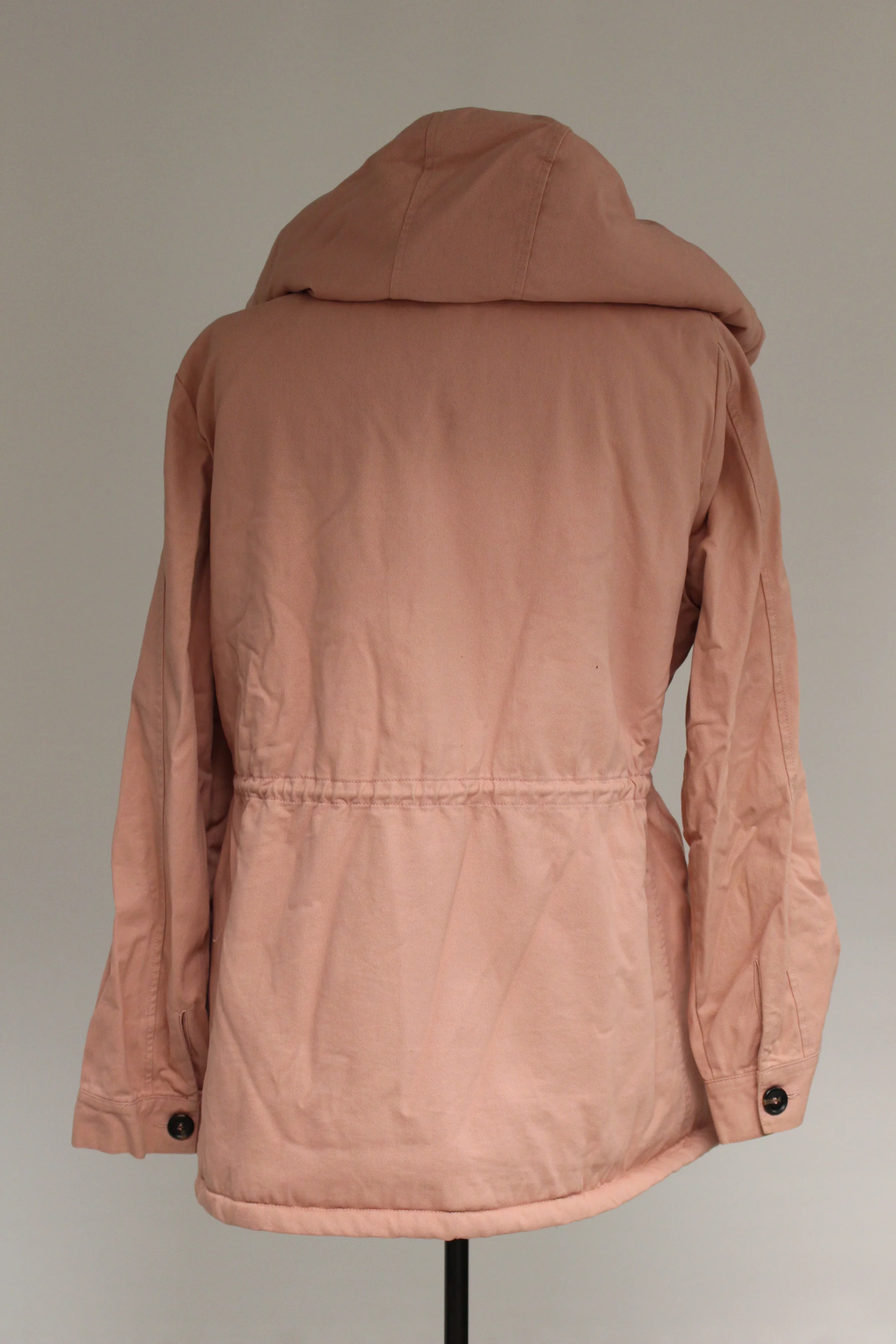 Iris Ladies Winter Coat, CA Be Wild & Wonder Patch, Mountain Saving Wildlife Patch, Large, Dusty Pink - Image 3