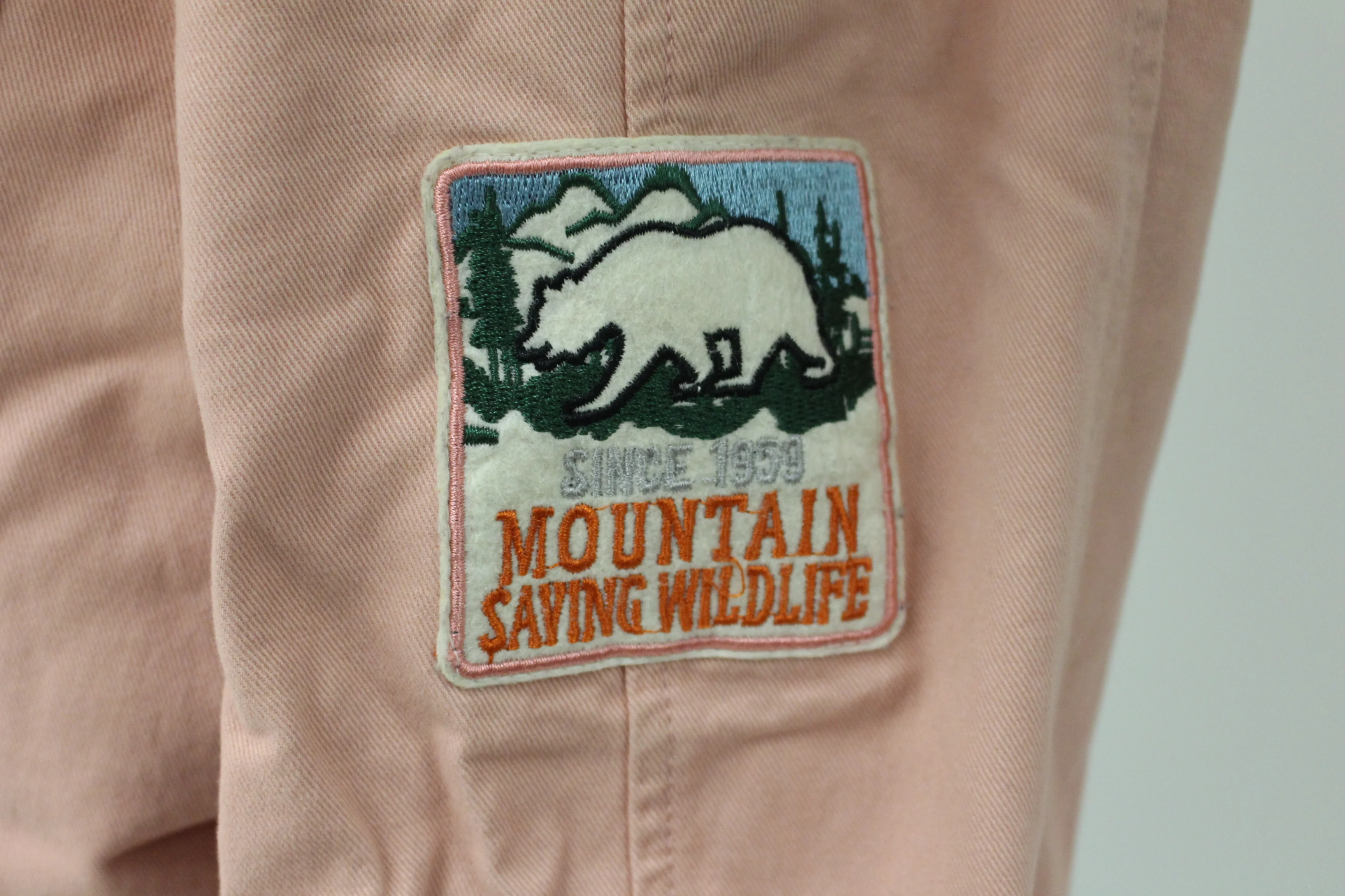 Iris Ladies Winter Coat, CA Be Wild & Wonder Patch, Mountain Saving Wildlife Patch, Large, Dusty Pink - Image 5