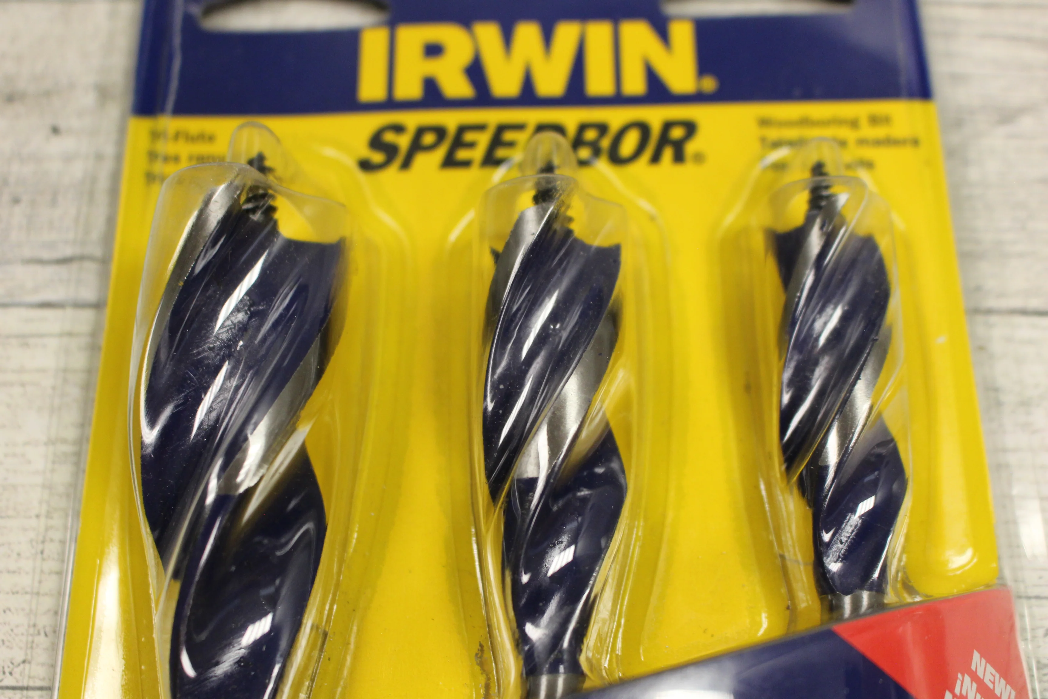 Irwin Set of 3 Speedbor Max Speed Tri-Flute Drill Bits - New - Image 4