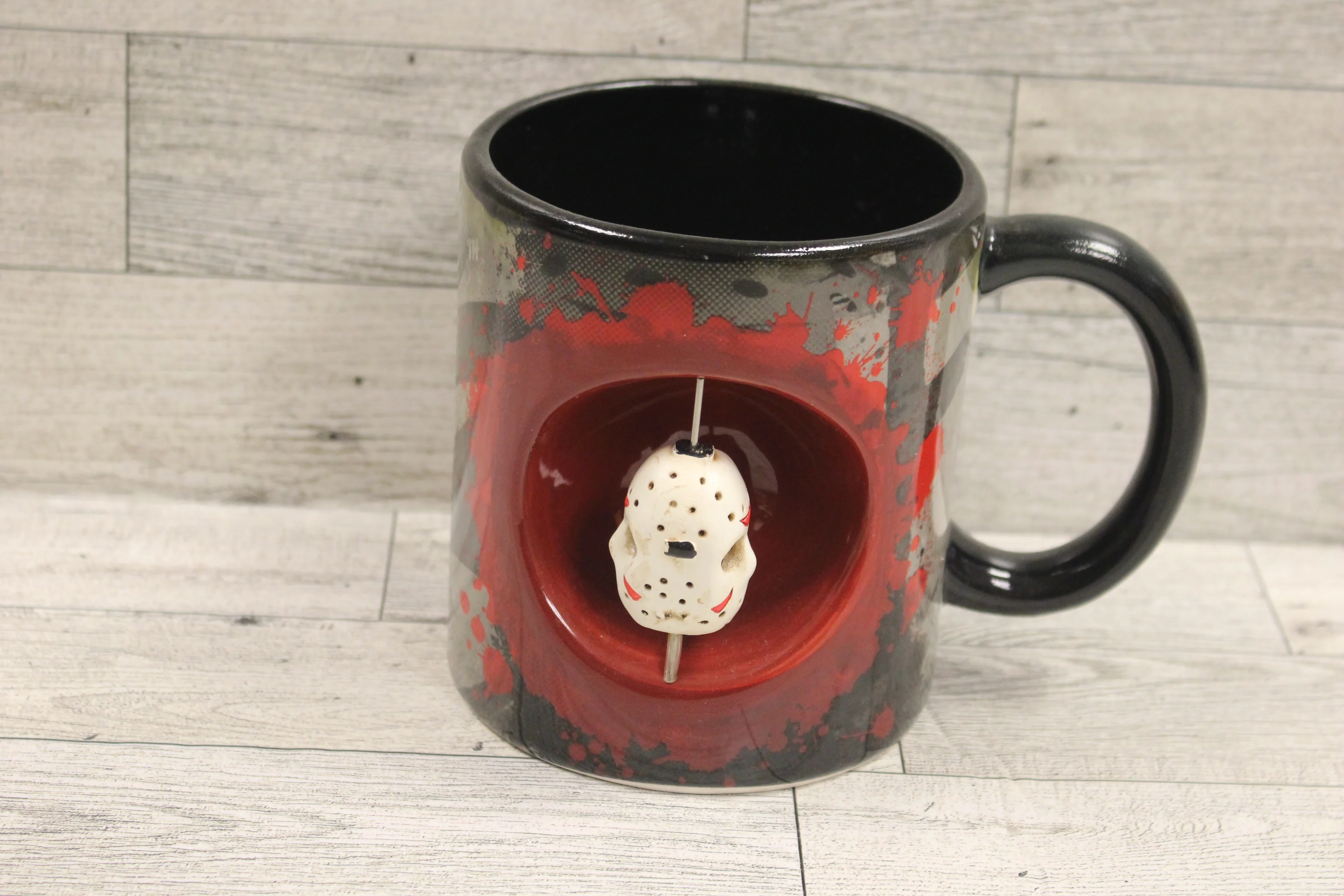 Jason Friday the 13th Ceramic 20oz Coffee Mug - Spinning Mask - New - Image 4