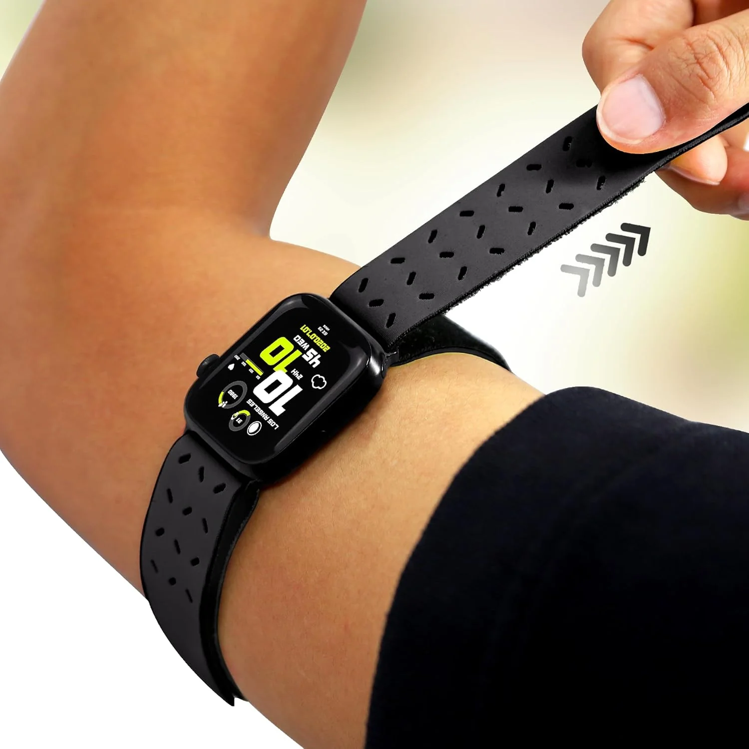 JR. DM Ankle Arm Band - Compatible with Apple Watch Band 38mm - Black - New - Image 2