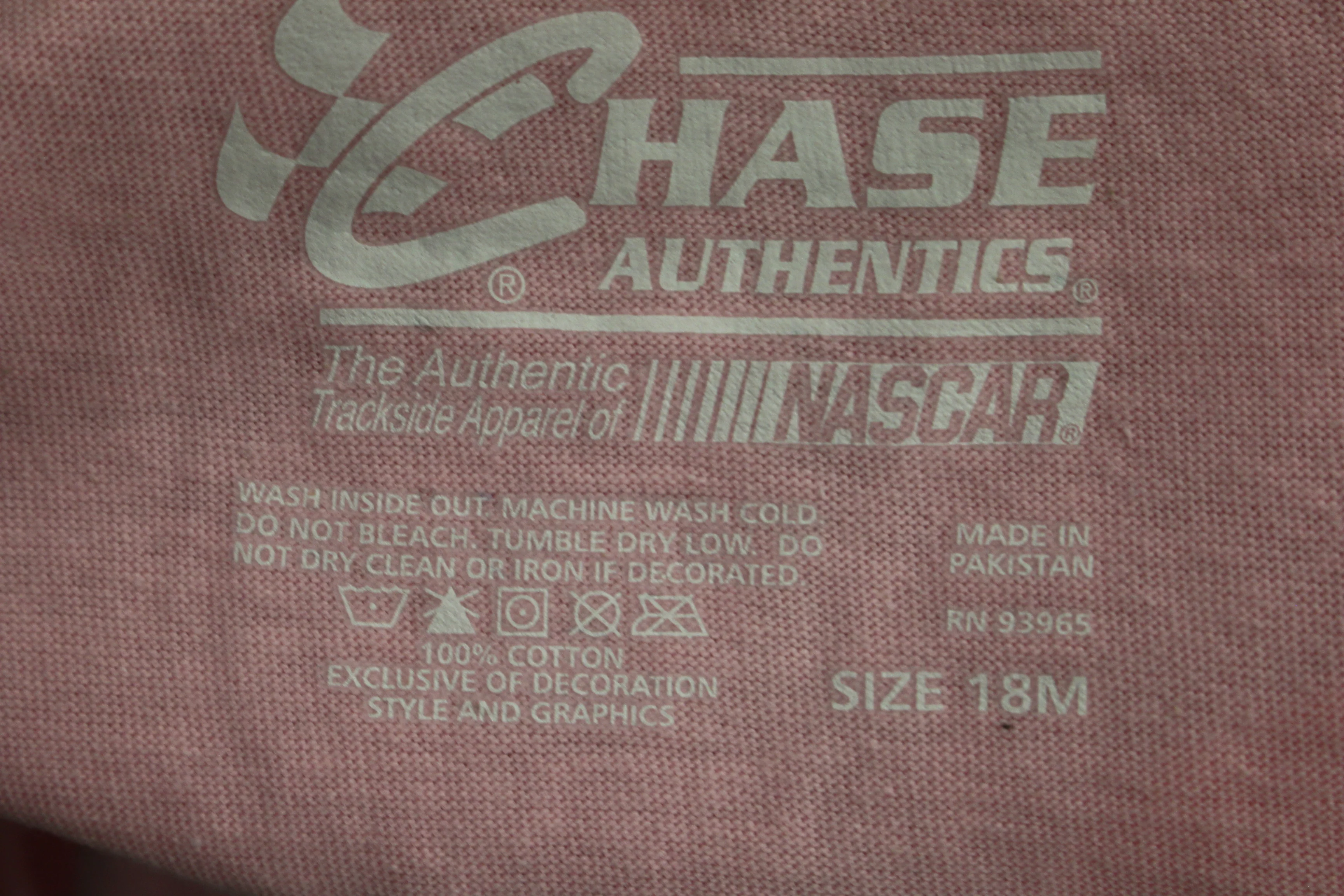 Juan Pablo Montoya #42 Nascar "I Love Racing" Baby Onsie, Size: 18 Months, Pink, New! - Image 5