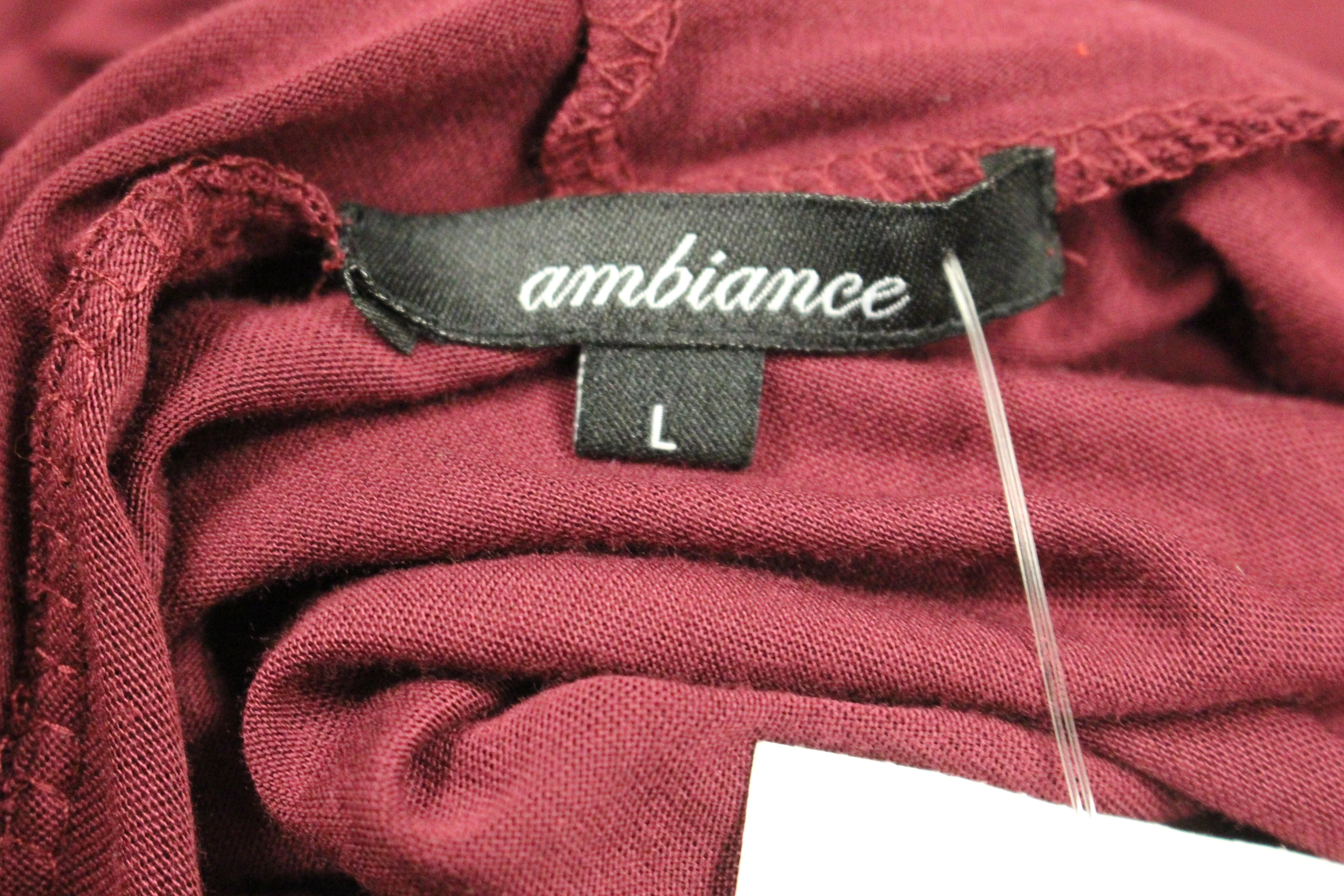 Juniors Ambiance Short Sleeve Hooded Shirt, Large, New - Image 5