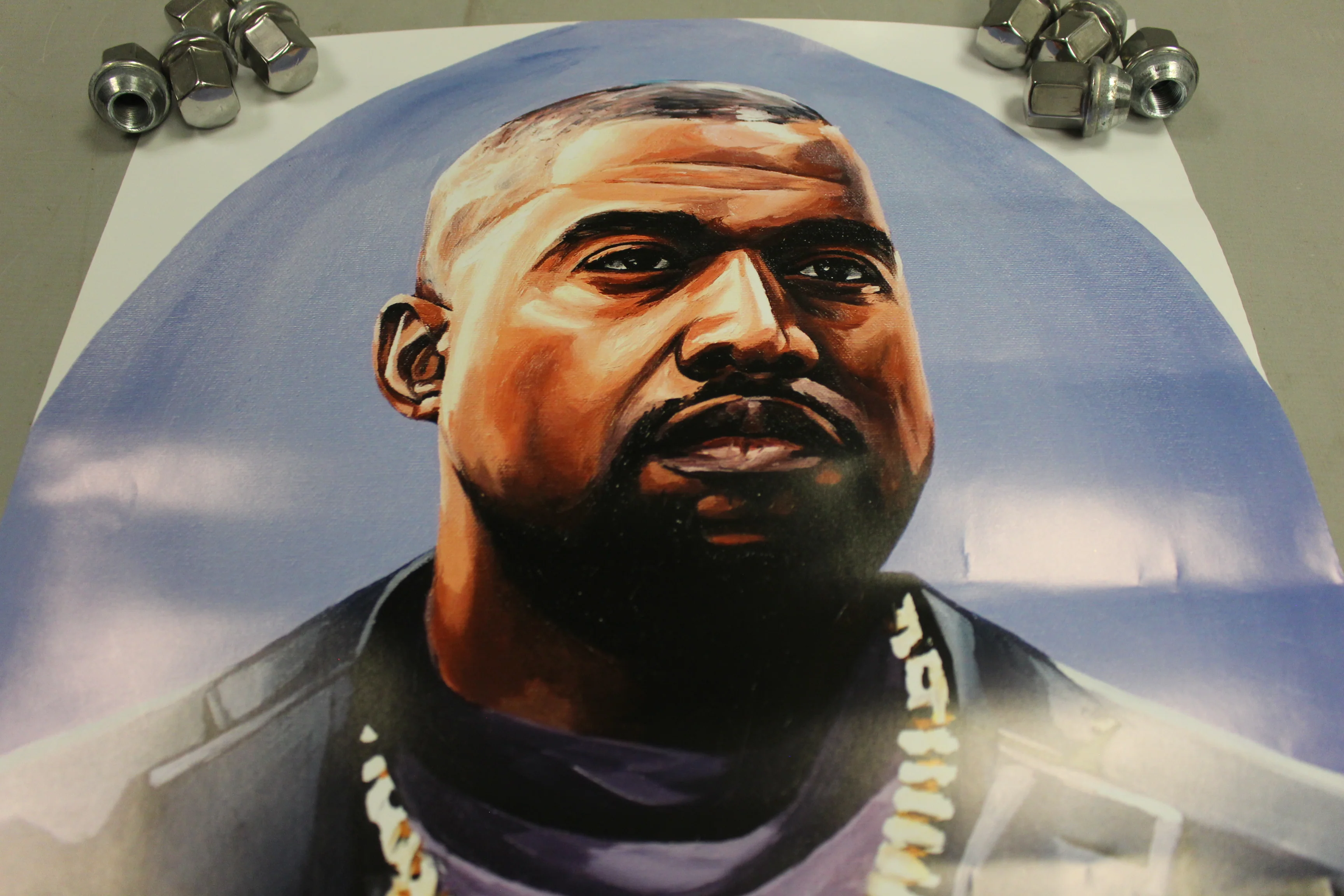Kanye West 2020 Hip Hop Poster - 20" x 16" - Used - Image 2