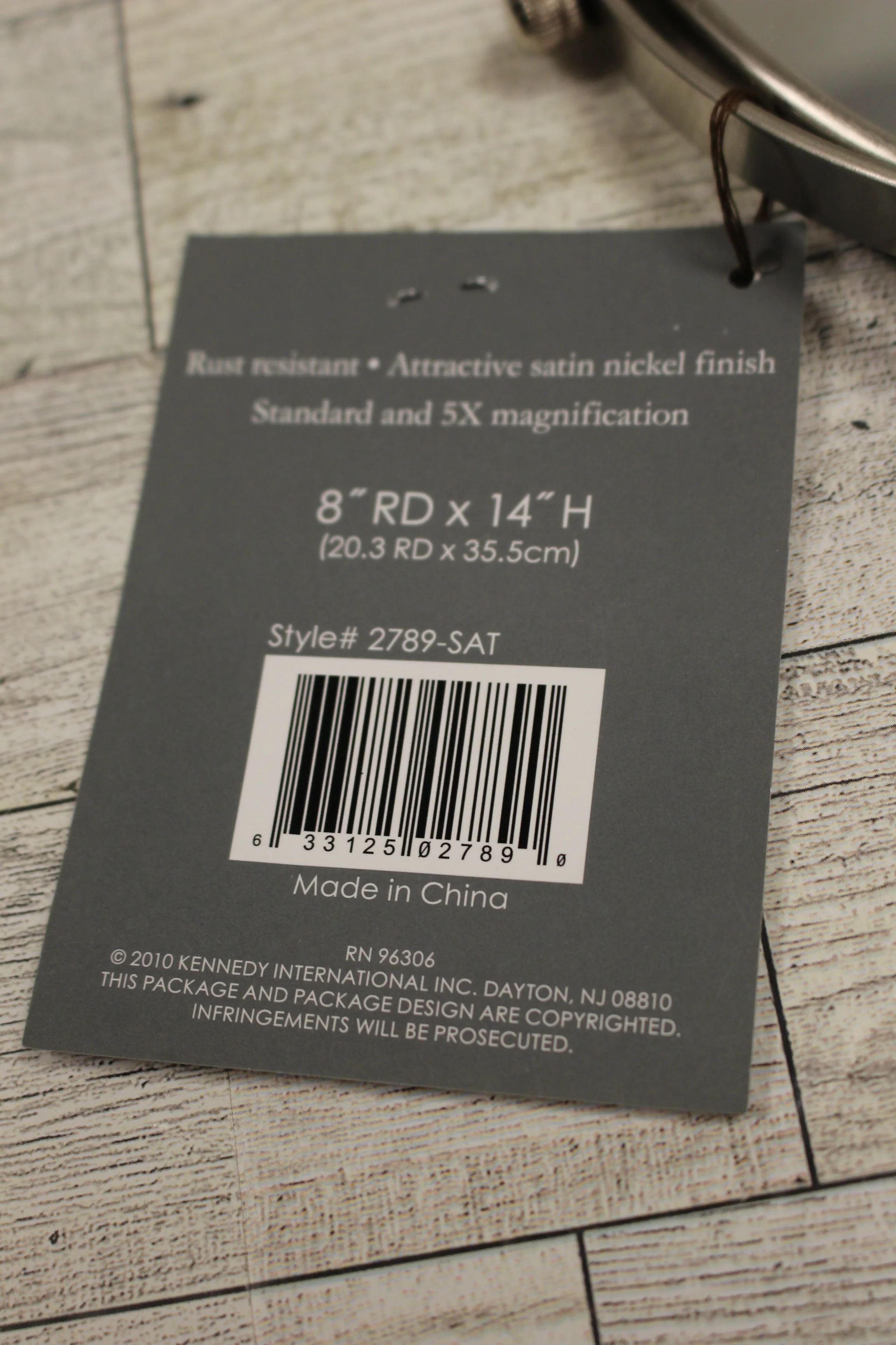 Karen Rhodes Tabletop Vanity Mirror - 5X Magnification - New - Image 5