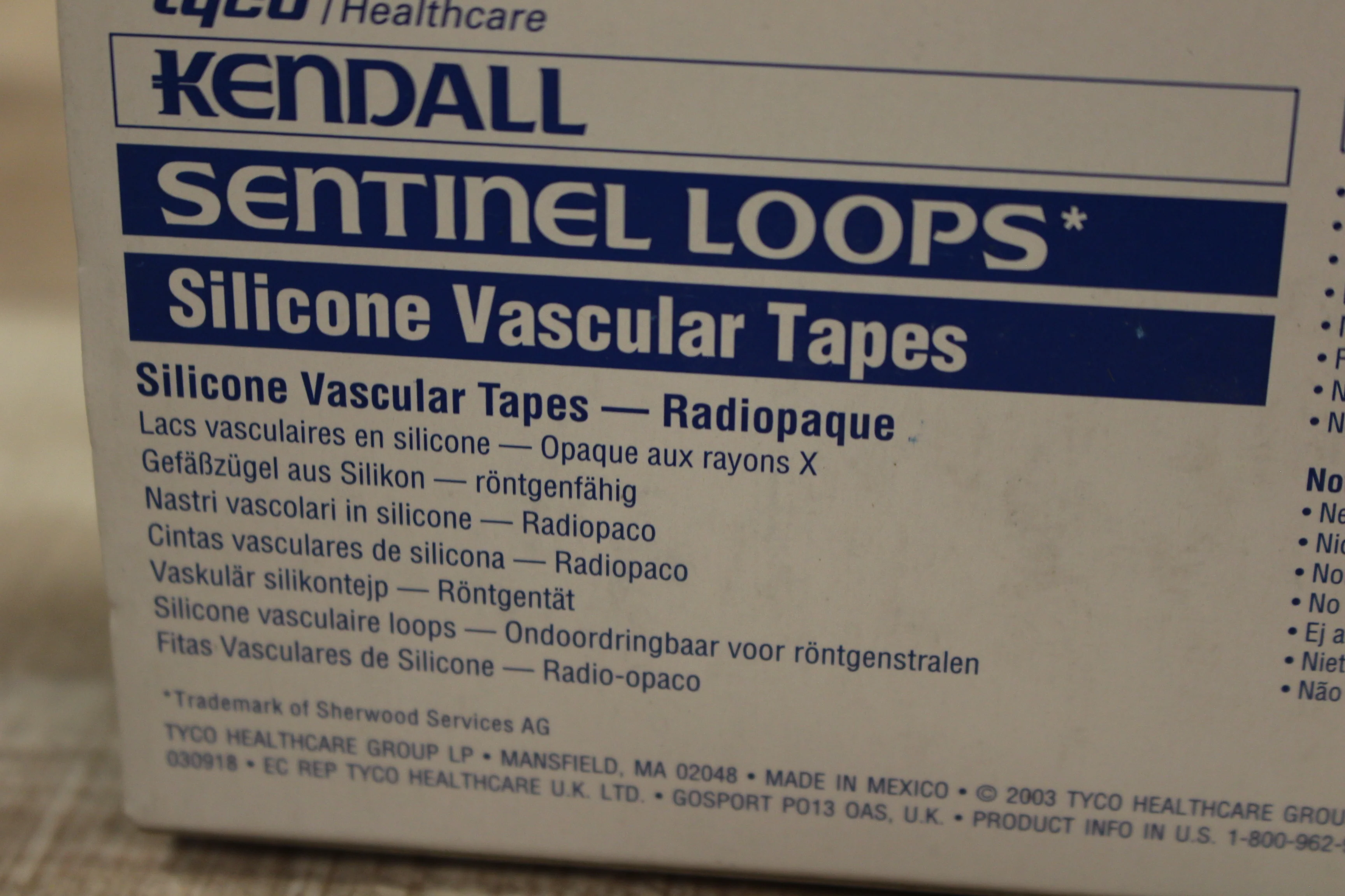Kendall Sentinel Loops Silicone Vascular Tapes - Radiopaque - Set of 10 - New - Image 3