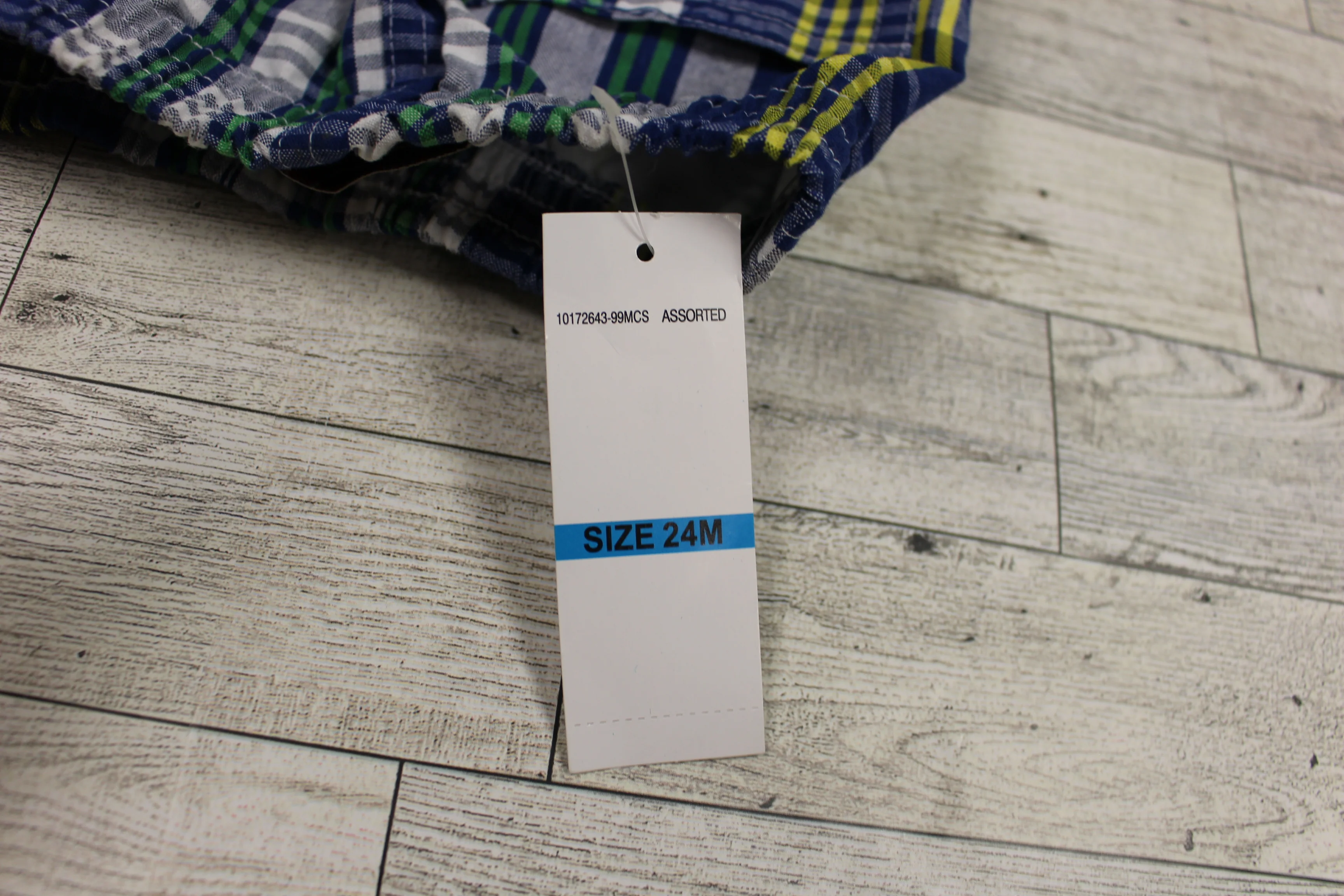 Kids Headquarters Plaid Shorts - 24 Months - New - Image 3
