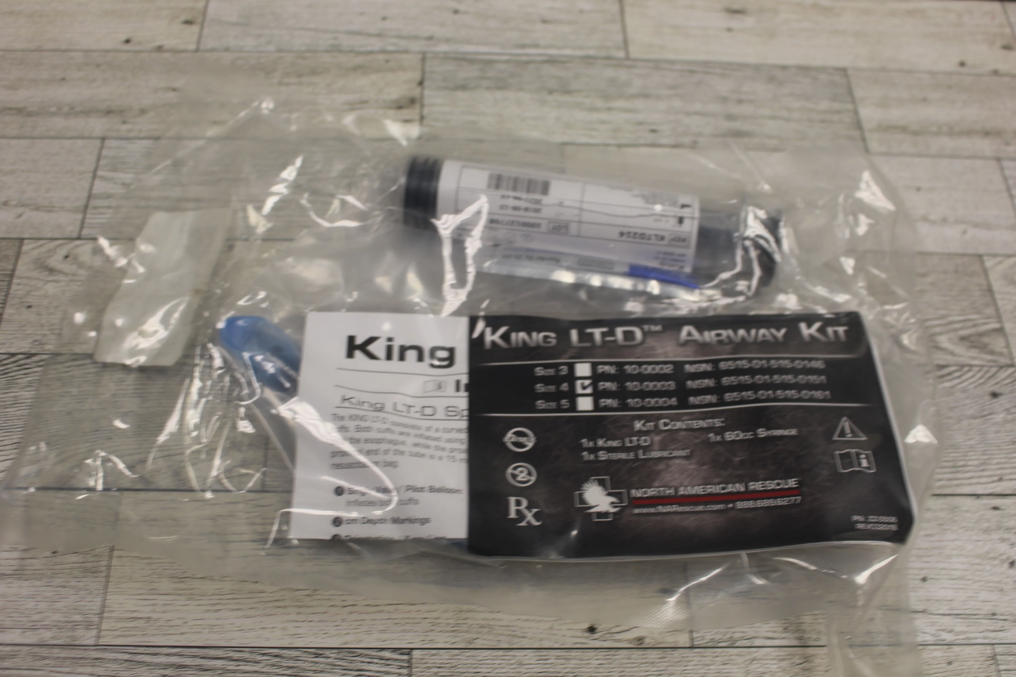 King Systems King LT-D Airway Kit - Size: 4 - 6515-01-515-0161 - New