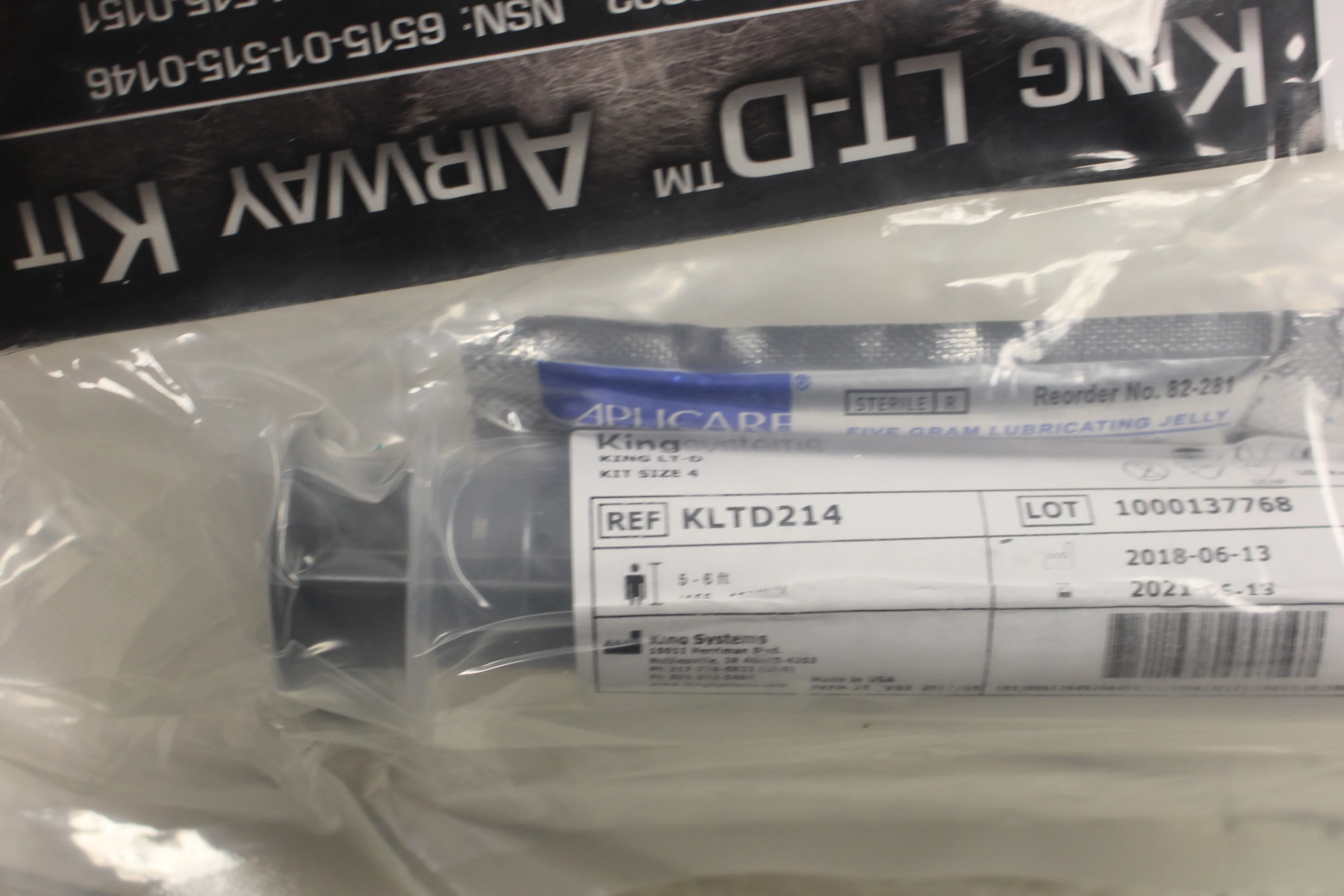 King Systems King LT-D Airway Kit - Size: 4 - 6515-01-515-0161 - New - Image 4