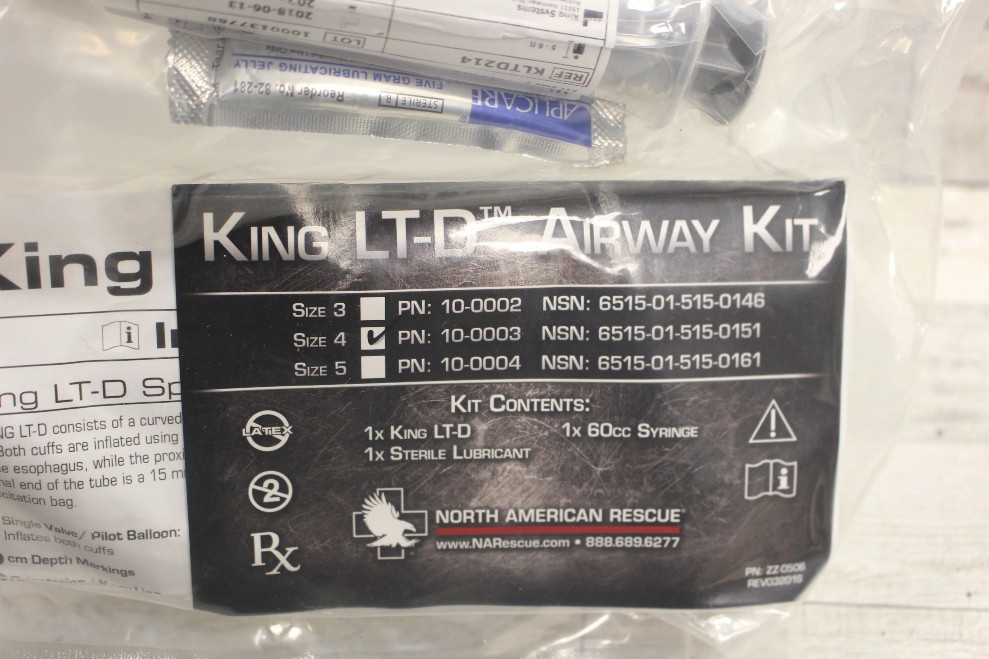 King Systems King LT-D Airway Kit - Size: 4 - 6515-01-515-0161 - New - Image 5
