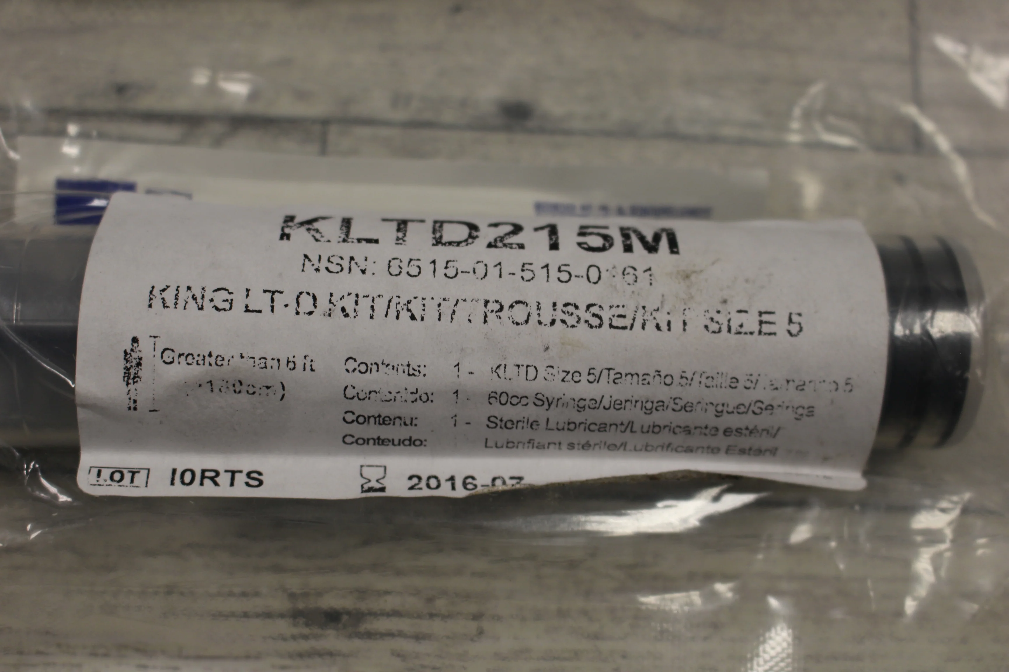 King Systems King LT-D Airway Kit - Size: 5 - 6515-01-515-0161 - New - Image 2