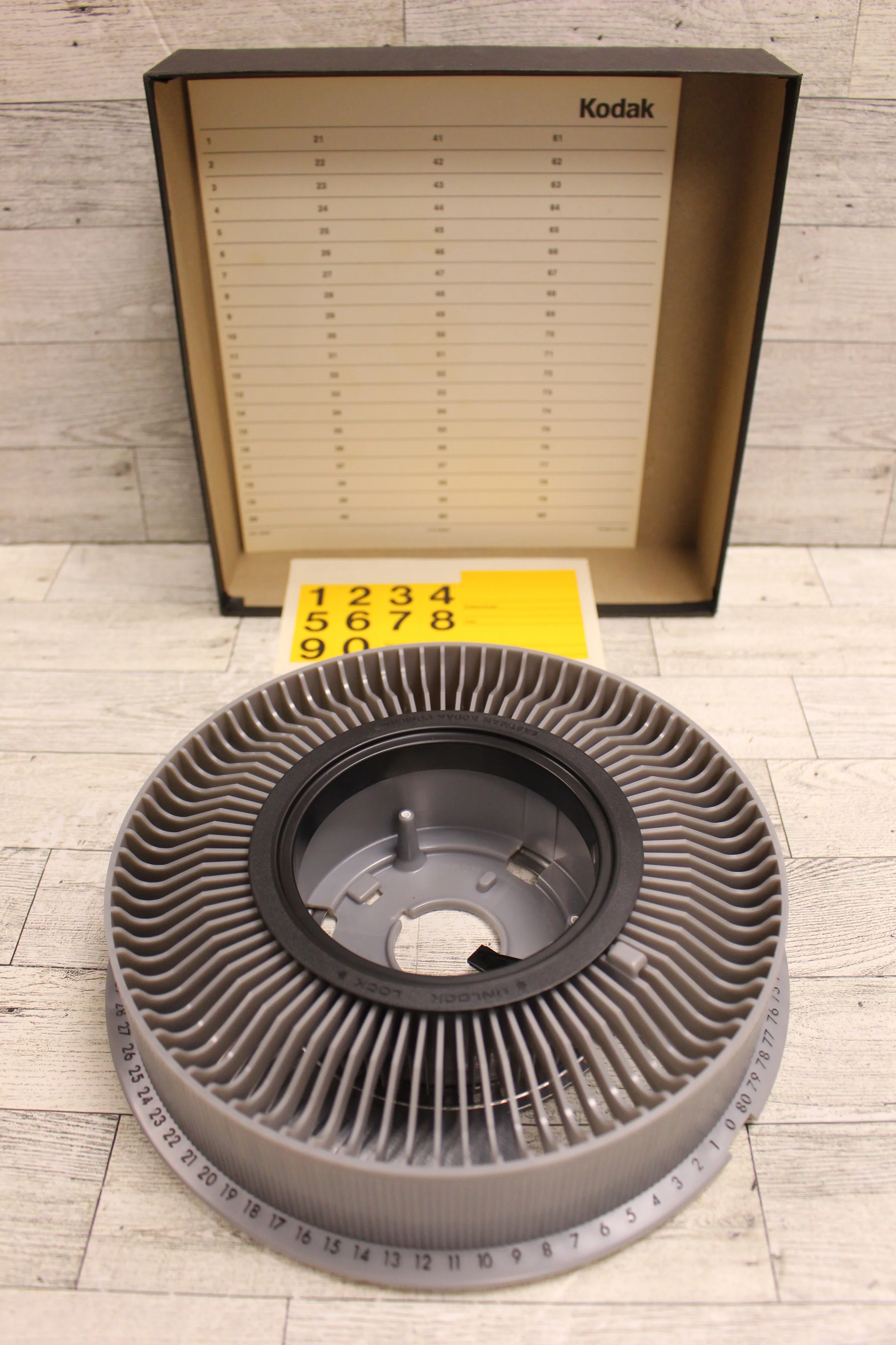 Kodak Carousel Transvue 80 Slide Tray in Original Box - Used - Image 2
