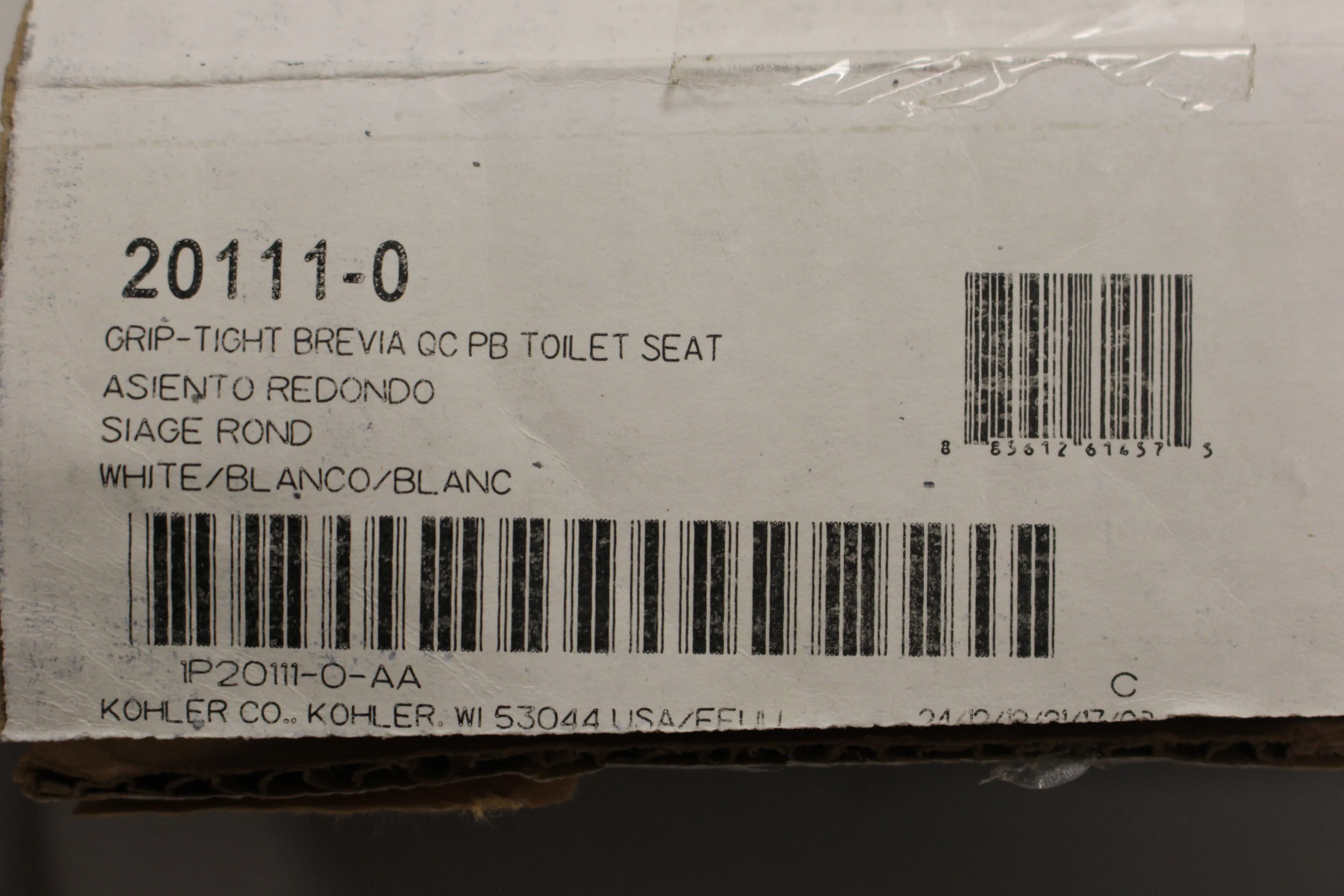 Kohler Brevia Quiet-Close Round-Front Toilet Seat - White - 20111-0 - New - Image 6