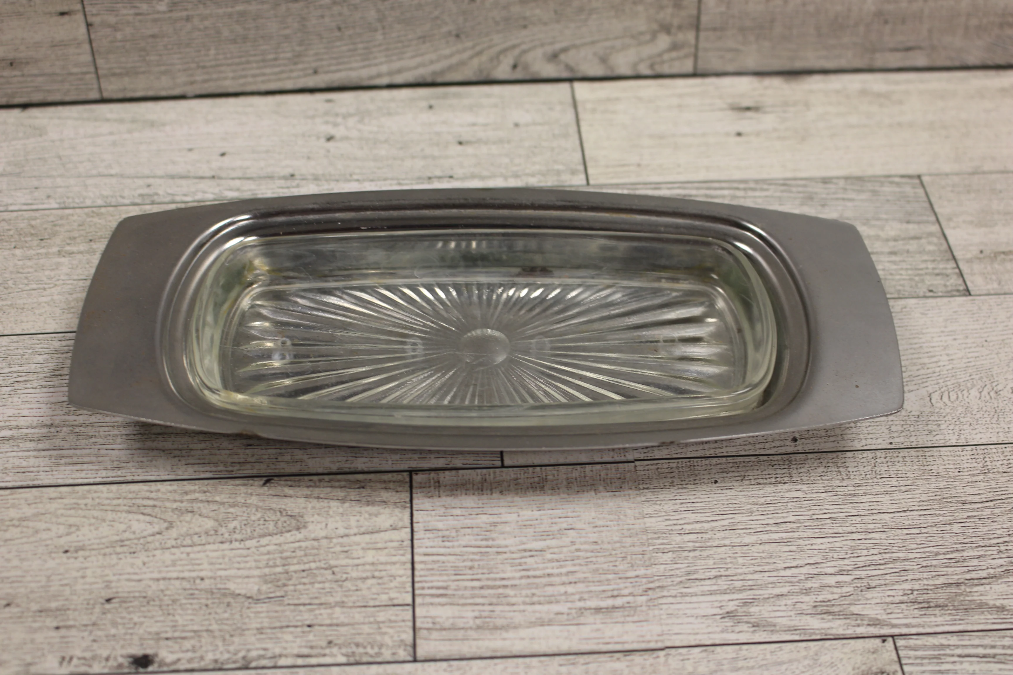 Kromex Silver Butter Plate Dish - Made in USA - Used - Image 3